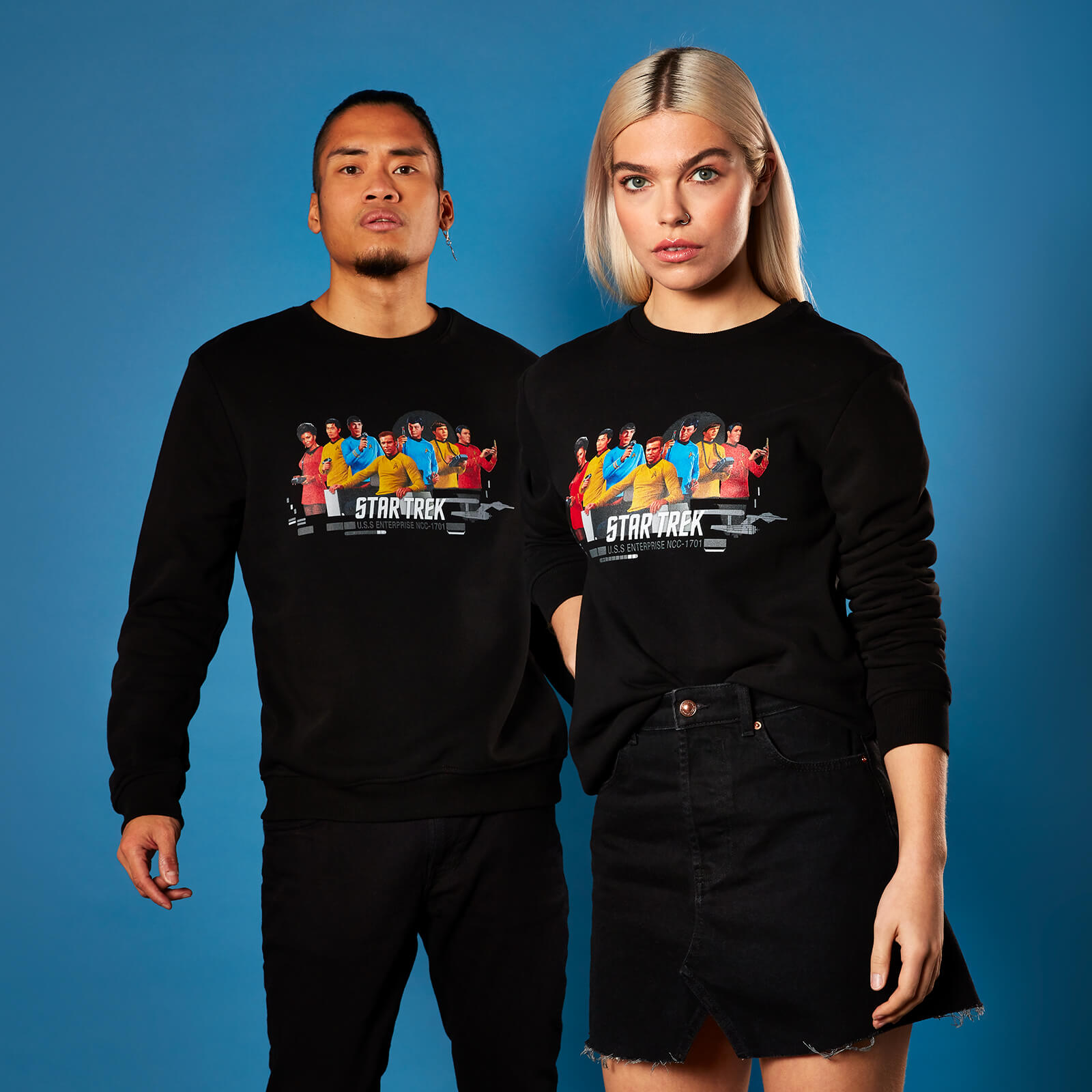 

Felpa USS Enterprise Crew Star Trek - Nero - M - Nero