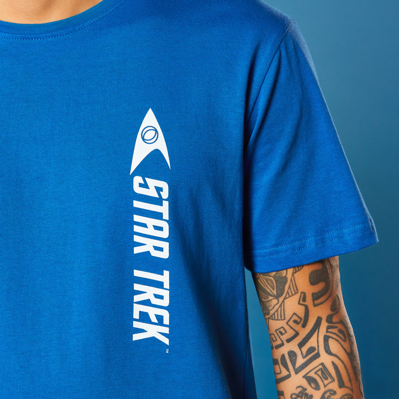 Science Star Trek T-Shirt - Royal Blue - M - royal blue