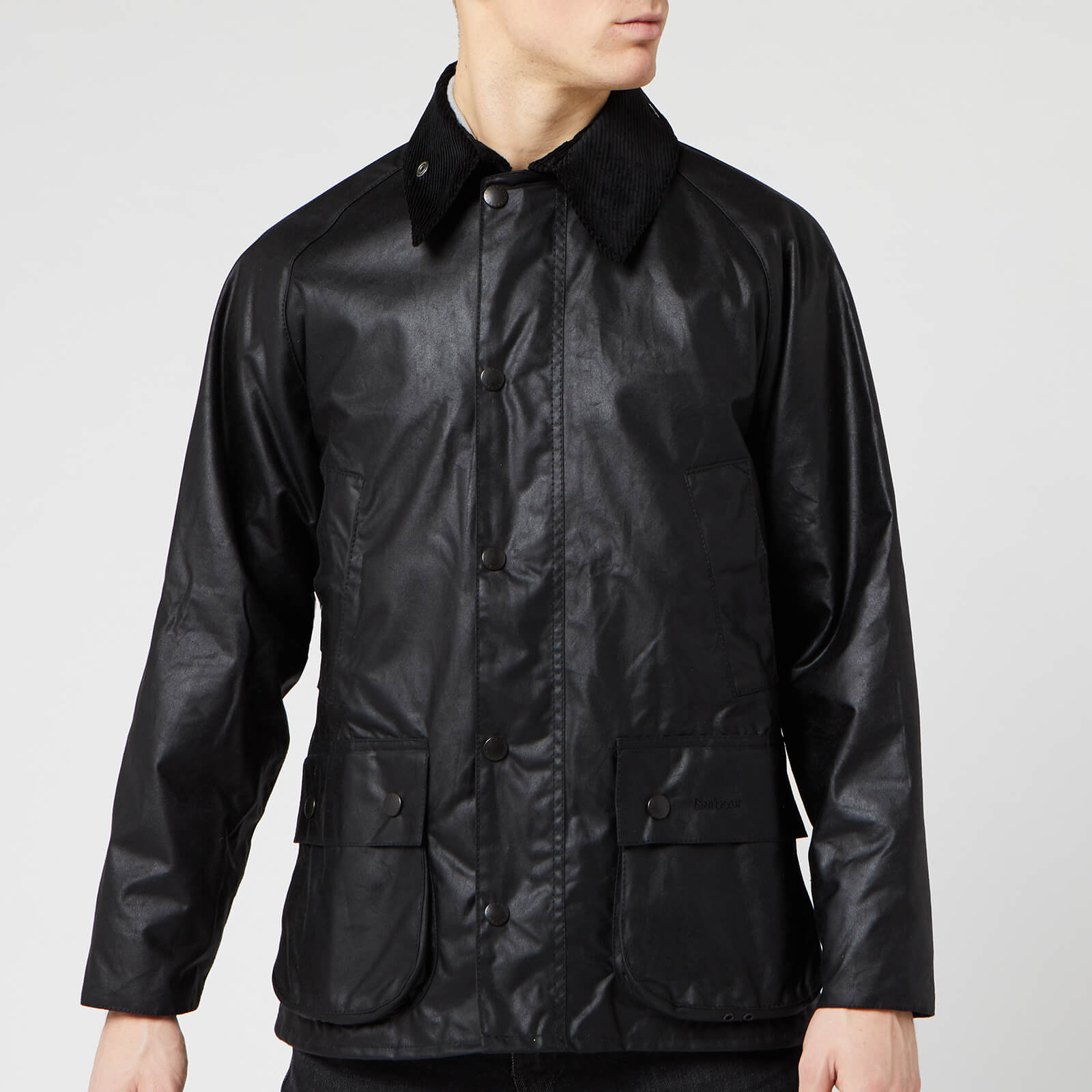 Barbour Heritage Men's Bedale Wax Jacket - Black - XL