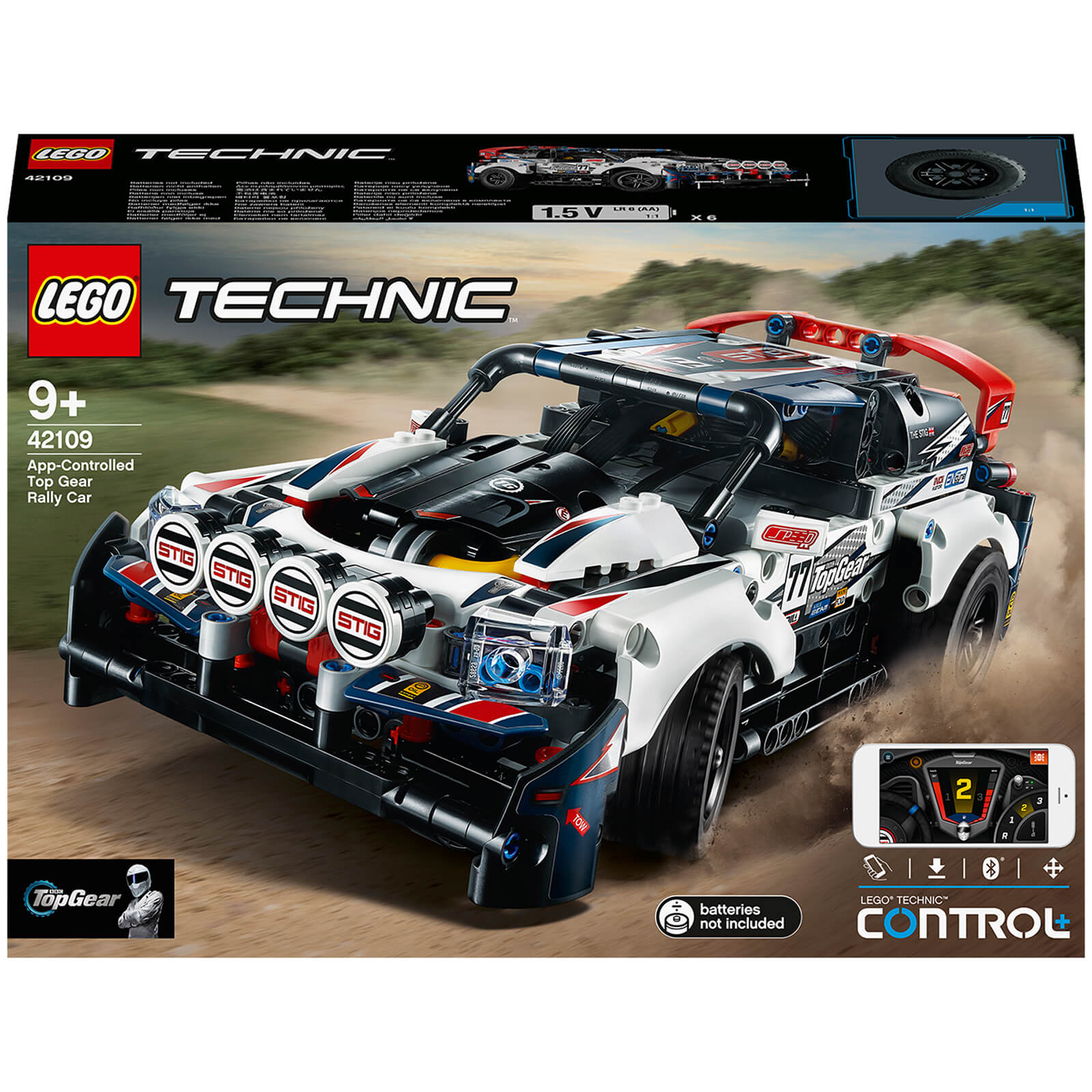 LEGO Technic 42109 App-Controlled Top Gear Rally Car