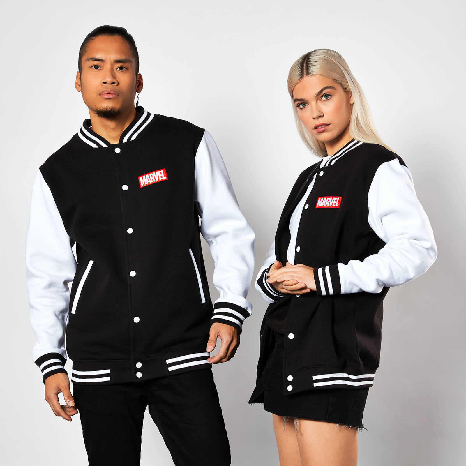 

Giacca College Marvel / Bianco - Nero - XL