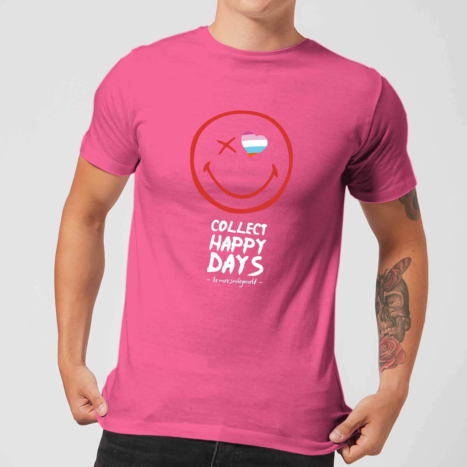 

Collect Happy Days Men's T-Shirt - Pink - XL - Rose