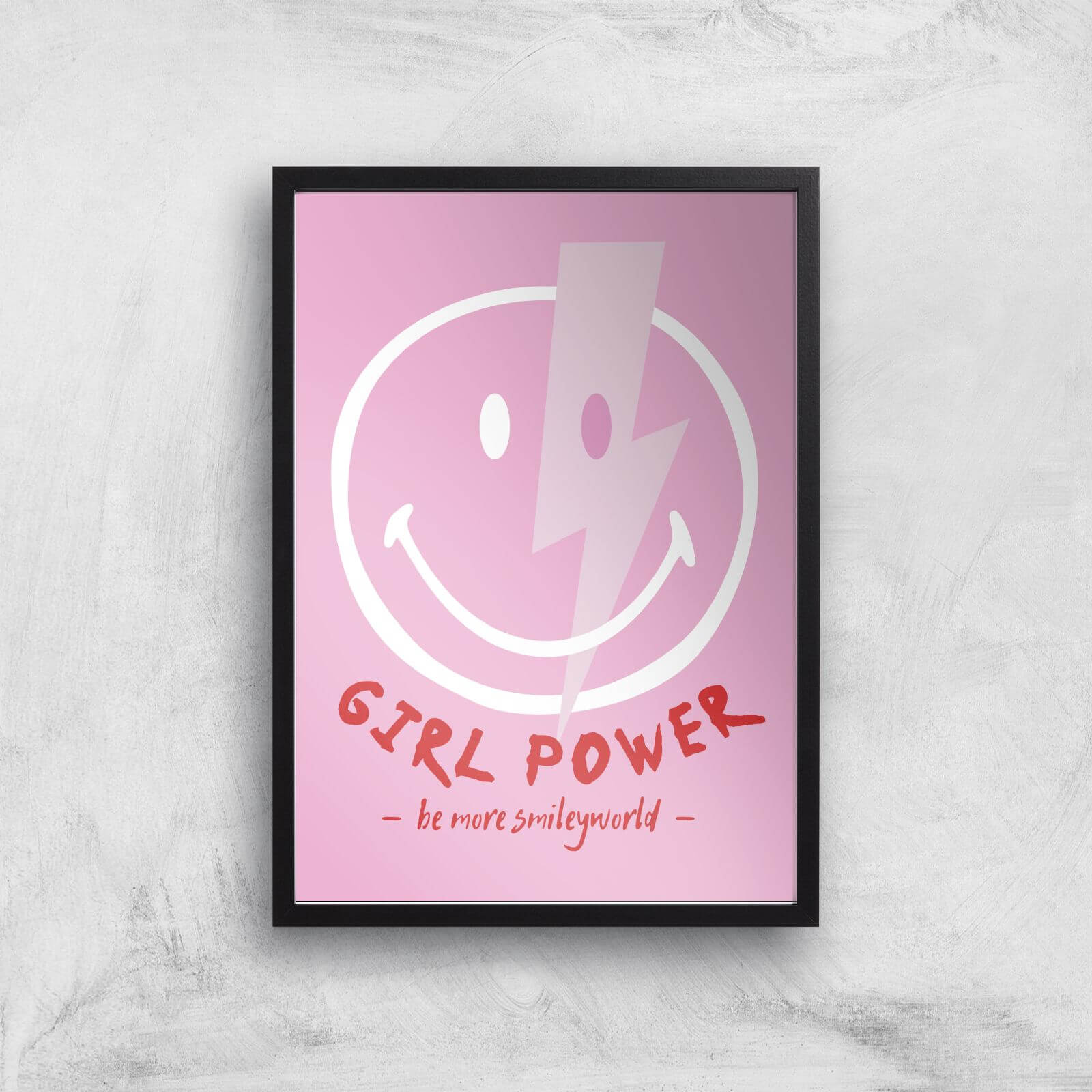 Girl Power Giclée Art Print - A3 - Black Frame