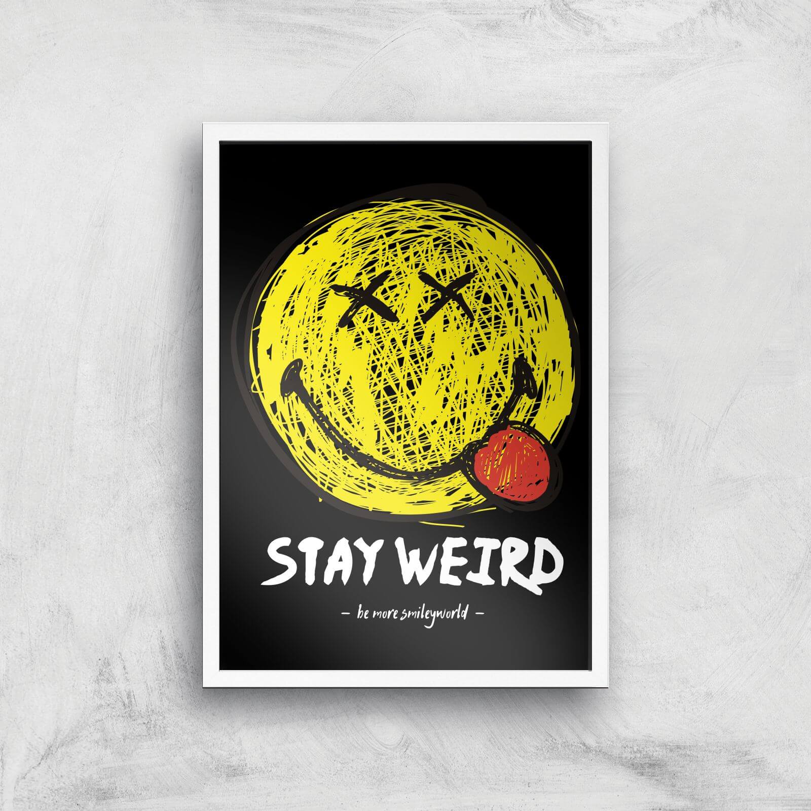 Stay Weird Giclée Art Print - A3 - White Frame