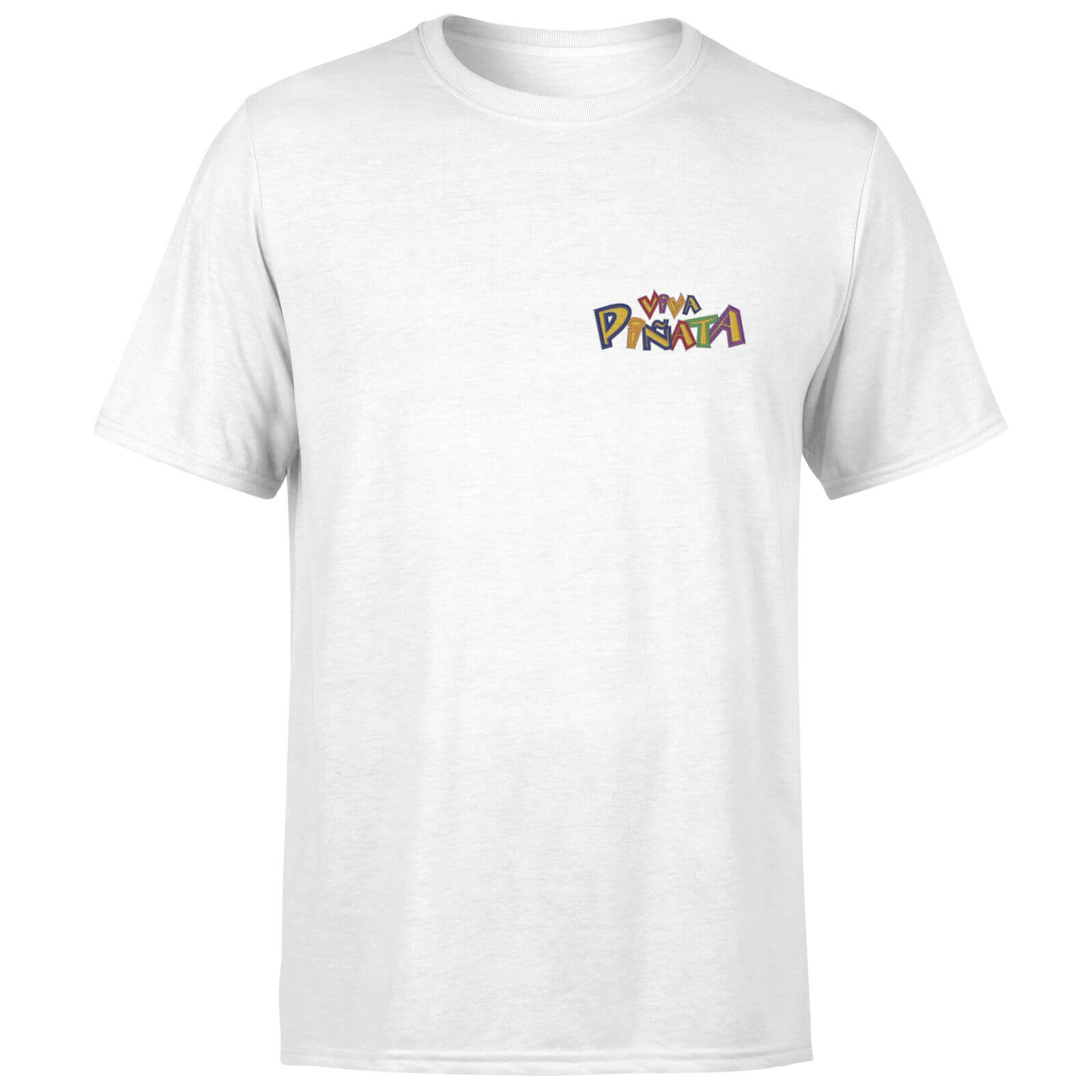 Viva Pinata Embroidered T-Shirt - White - L