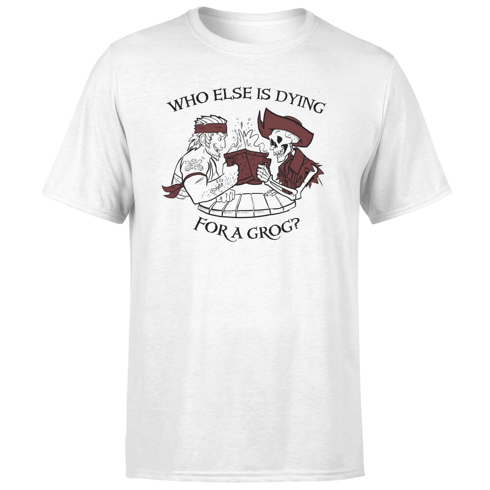 Sea Of Thieves Dying For A Grog T-Shirt - White - S