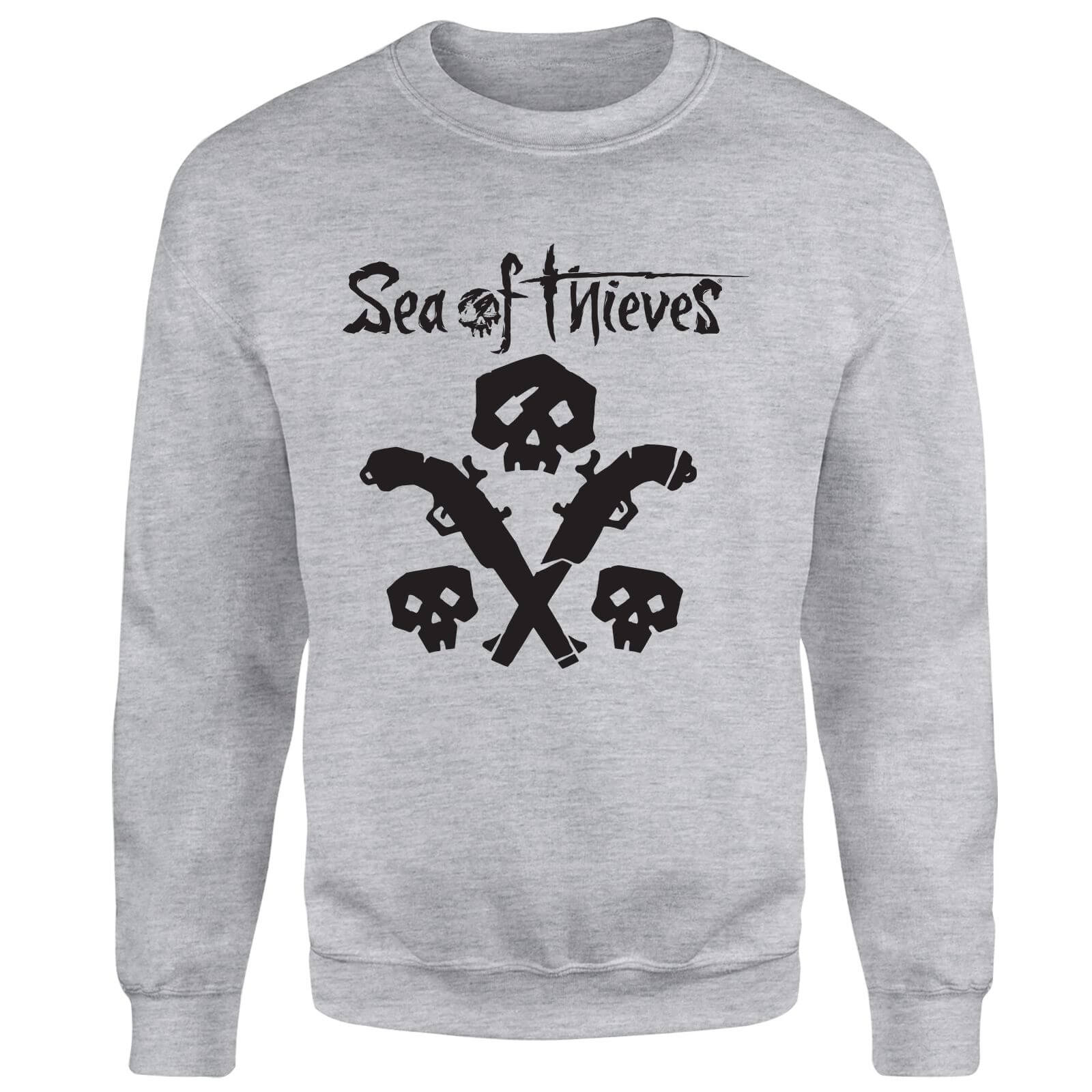 Sea Of Thieves Pistols Unisex Sweatshirt - Grey - S - Bleu Marine