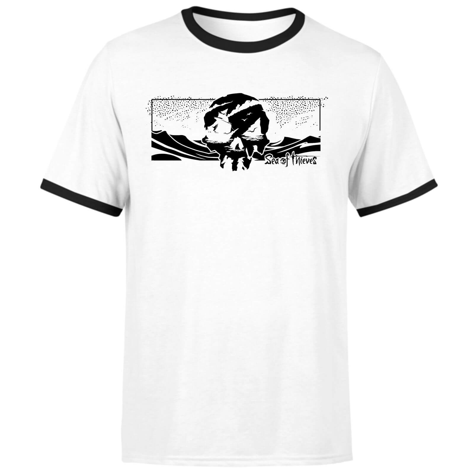 

Sea of Thieves Reapers Mark Etch Ringer - White / Black - XXL