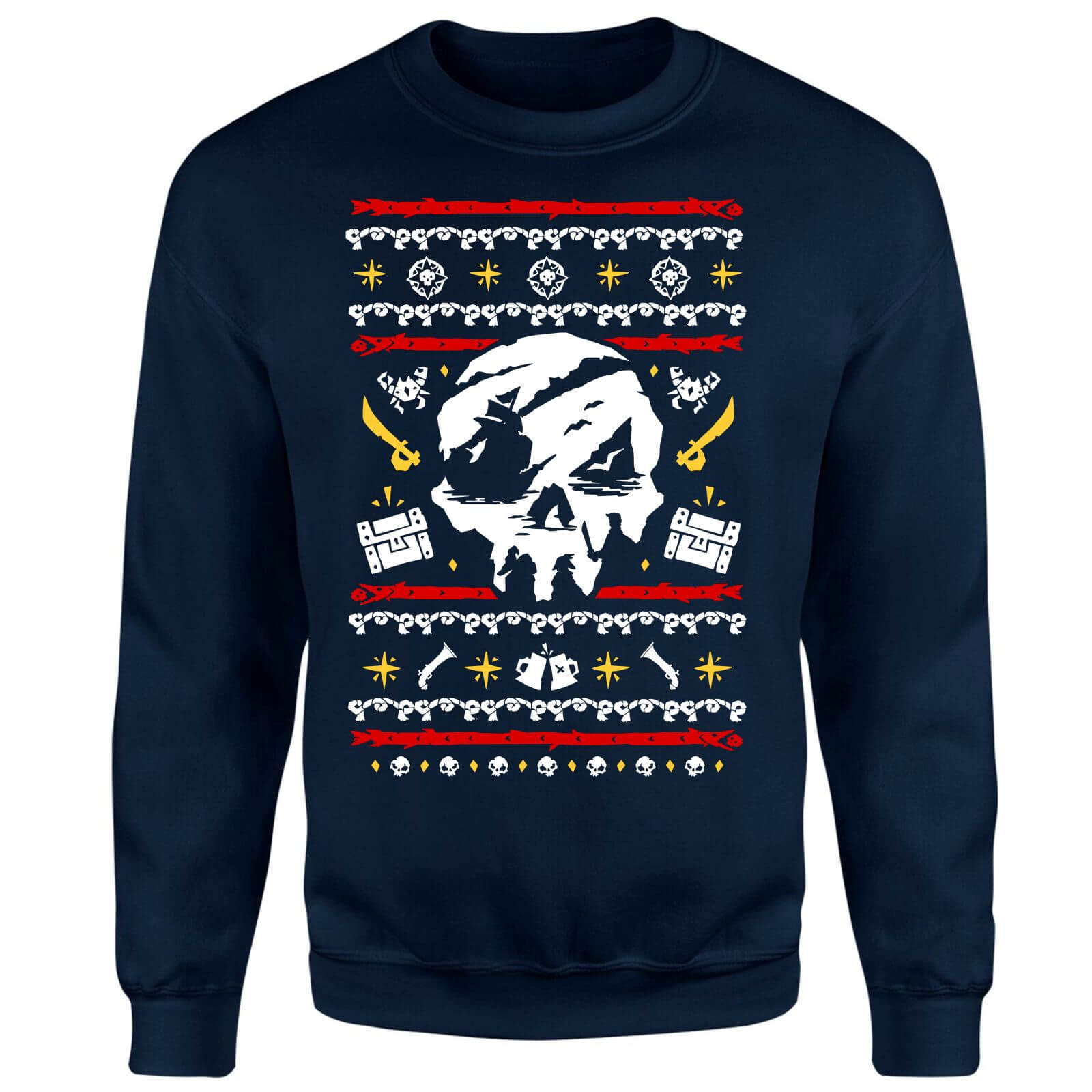 Sea of Thieves Christmas Jumper - Navy - M