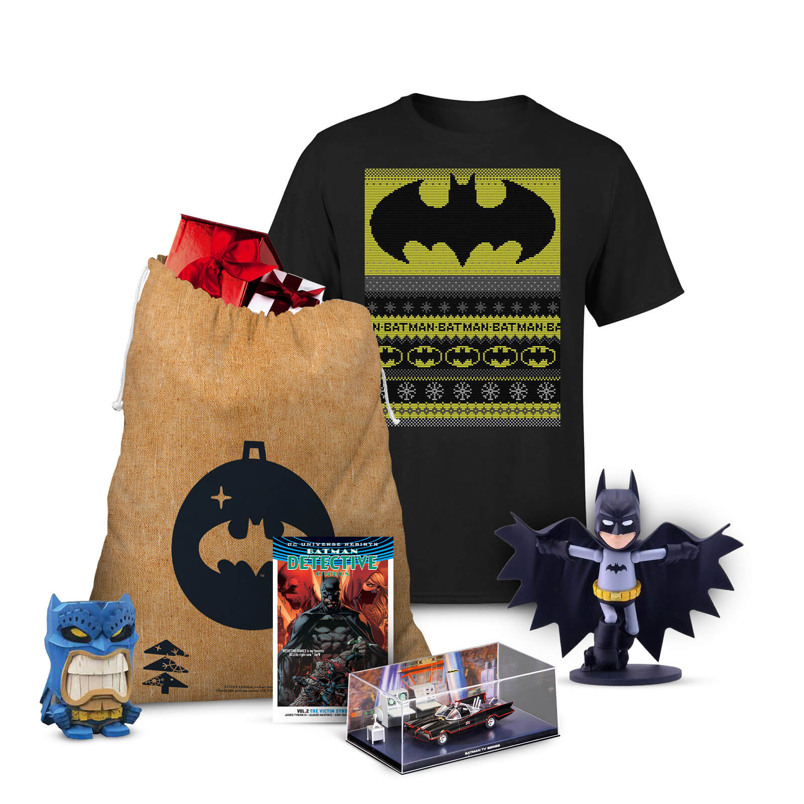 DC Comics Batman Officially Licensed Christmas Bundle - L