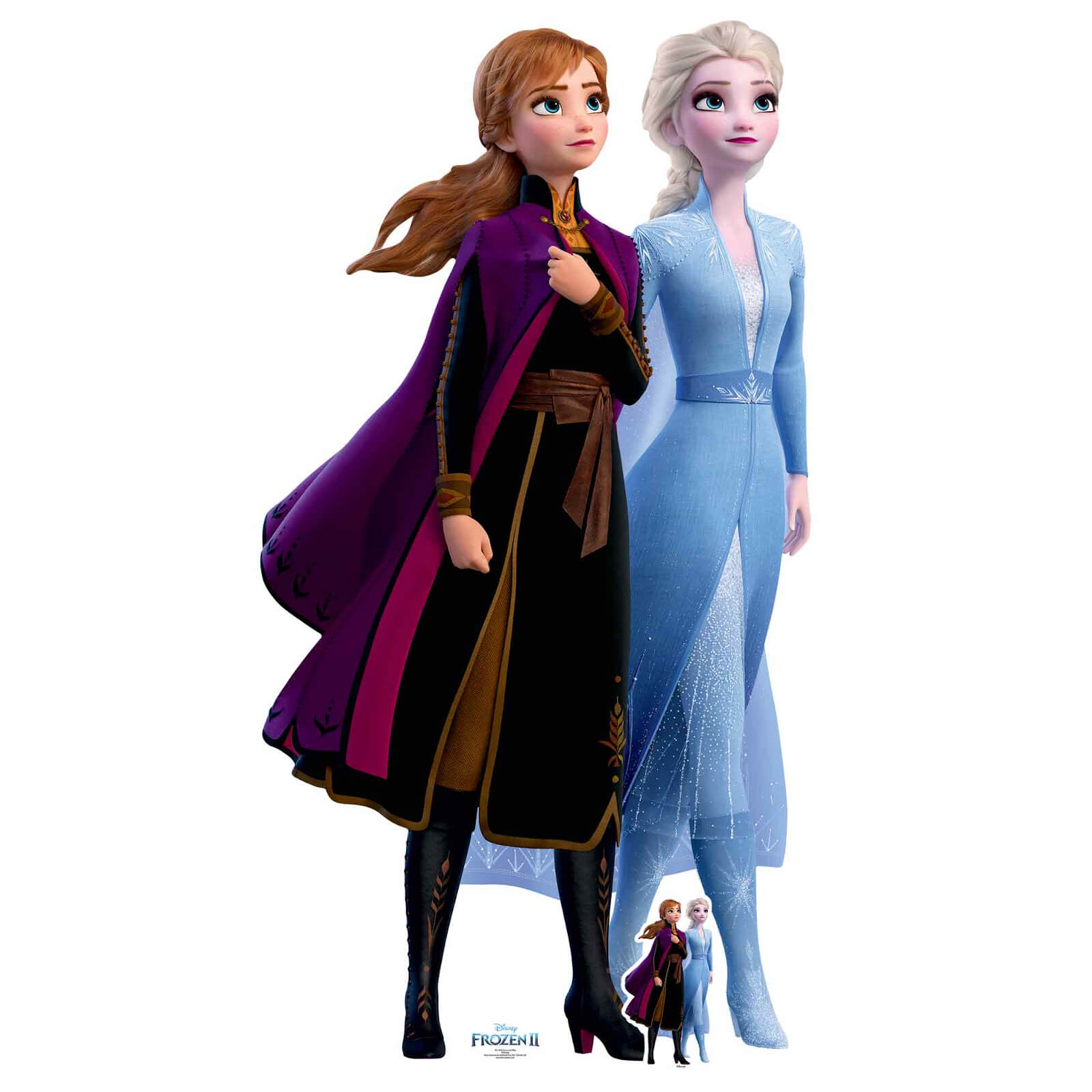 Disney Frozen 2 Anna & Elsa Lifesized Carboard Cut Out