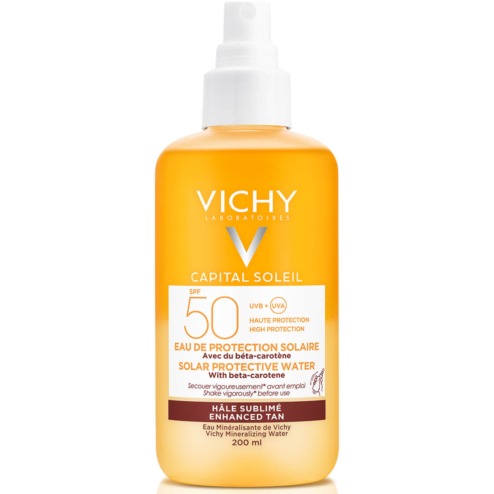 Photos - Sun Skin Care Vichy Capital Soleil Solar Protective Water Tan Enhance SPF50 200ml MB2324 