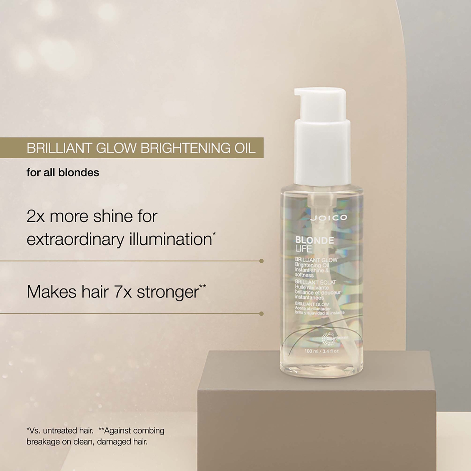 Thumbnail - Joico Blonde Life Brilliant Glow Brightening Oil 100 ml