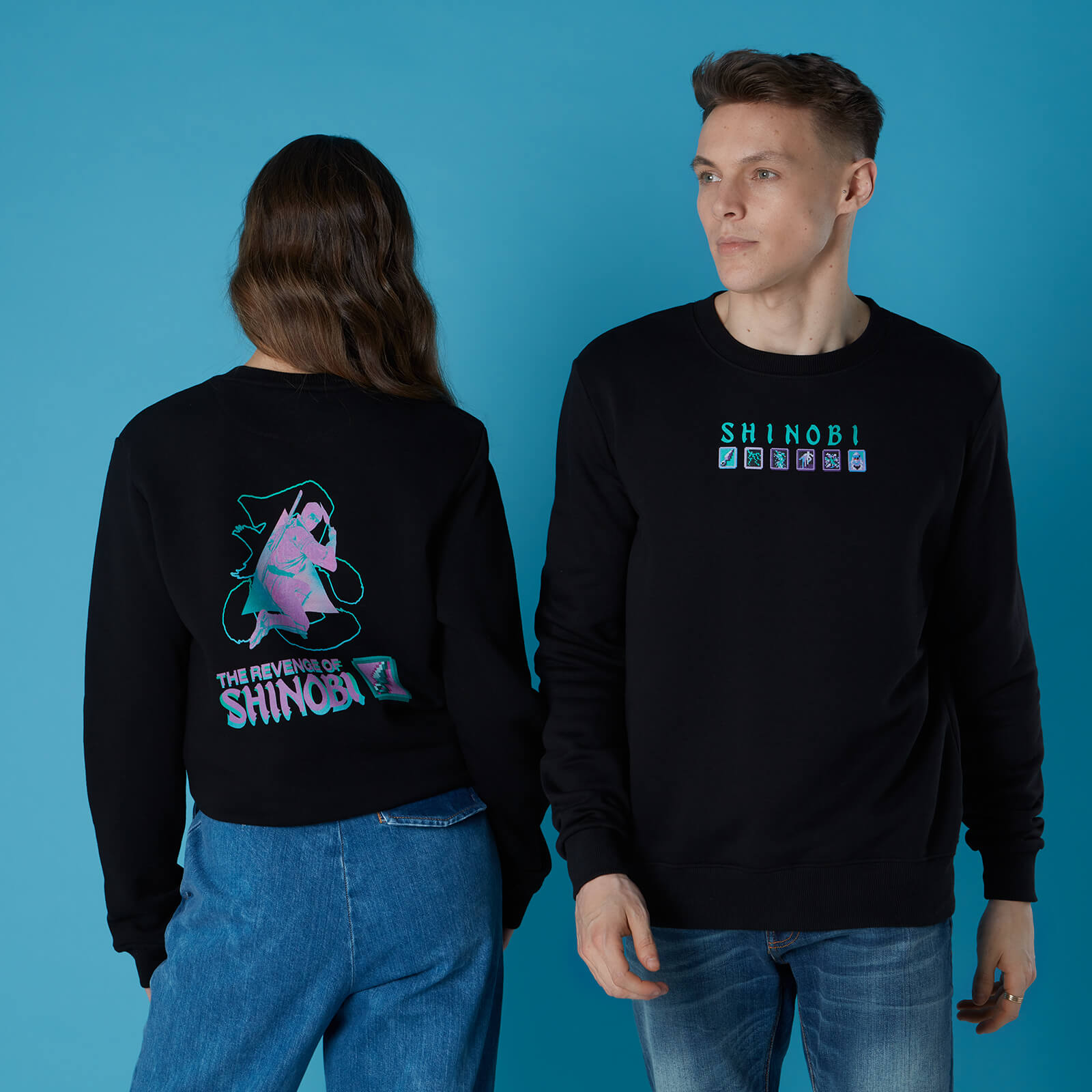 Sweat-shirt Sega Revenge Of Shinobi - Noir - Unisexe - S