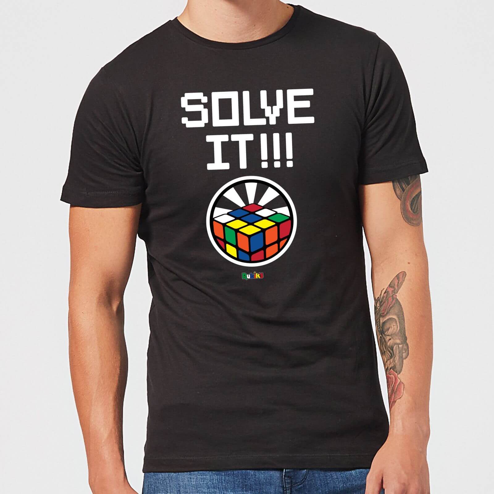 

Solve It!!! Cube Glow Men's T-Shirt - Black - S - Noir