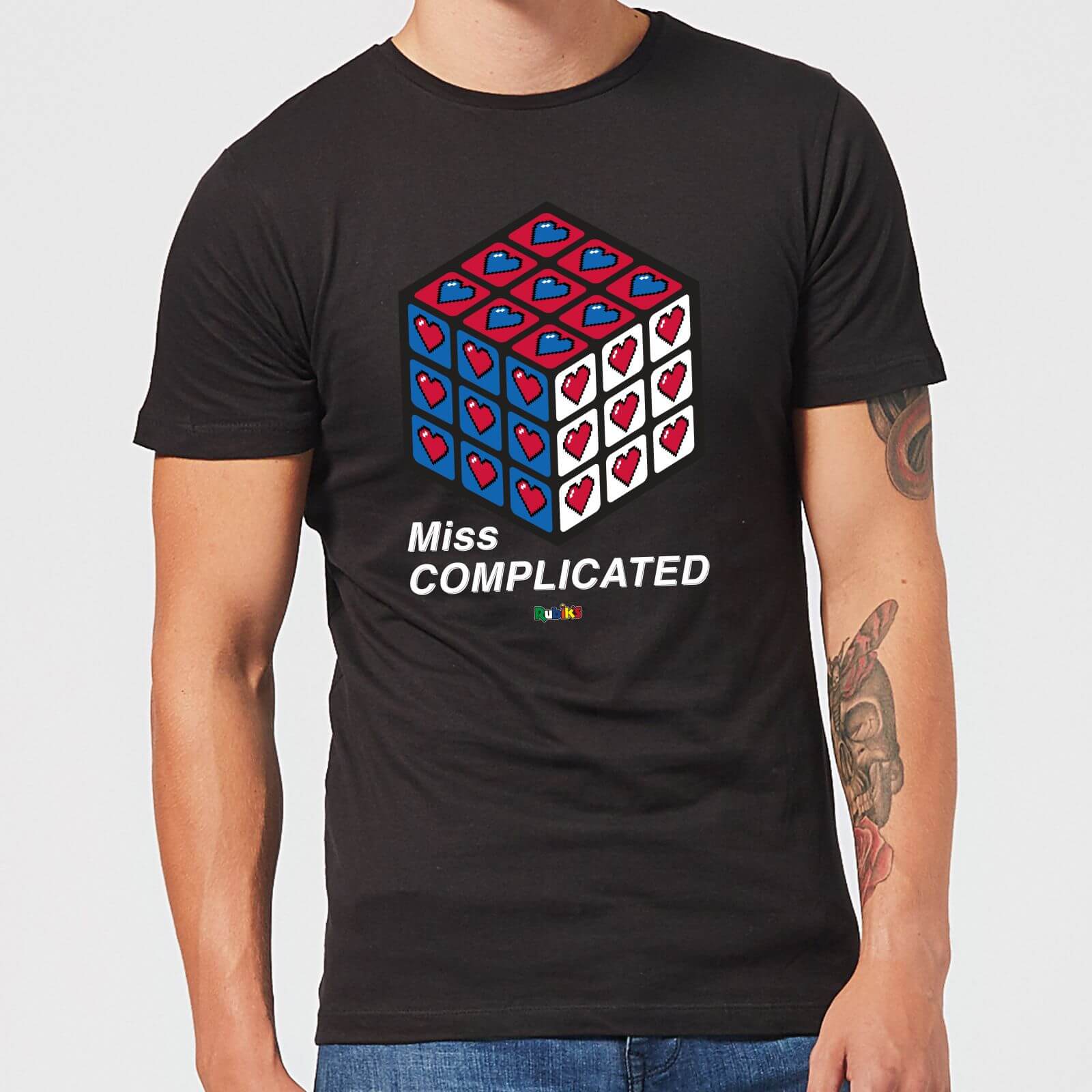 

Miss Complicated Love Cube Men's T-Shirt - Black - S - Noir