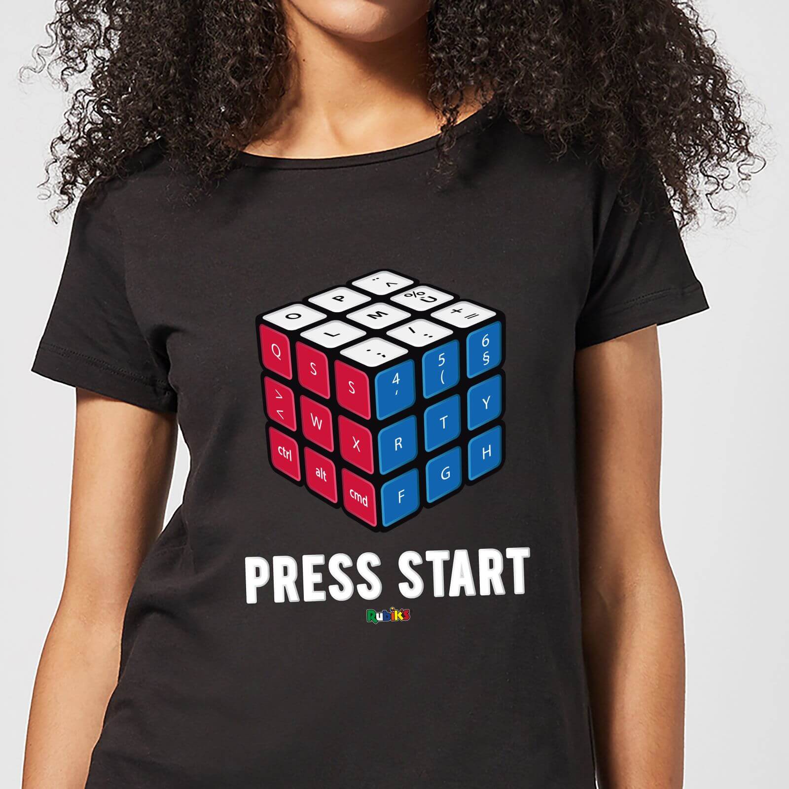 

Press Start Women's T-Shirt - Black - XXL - Noir