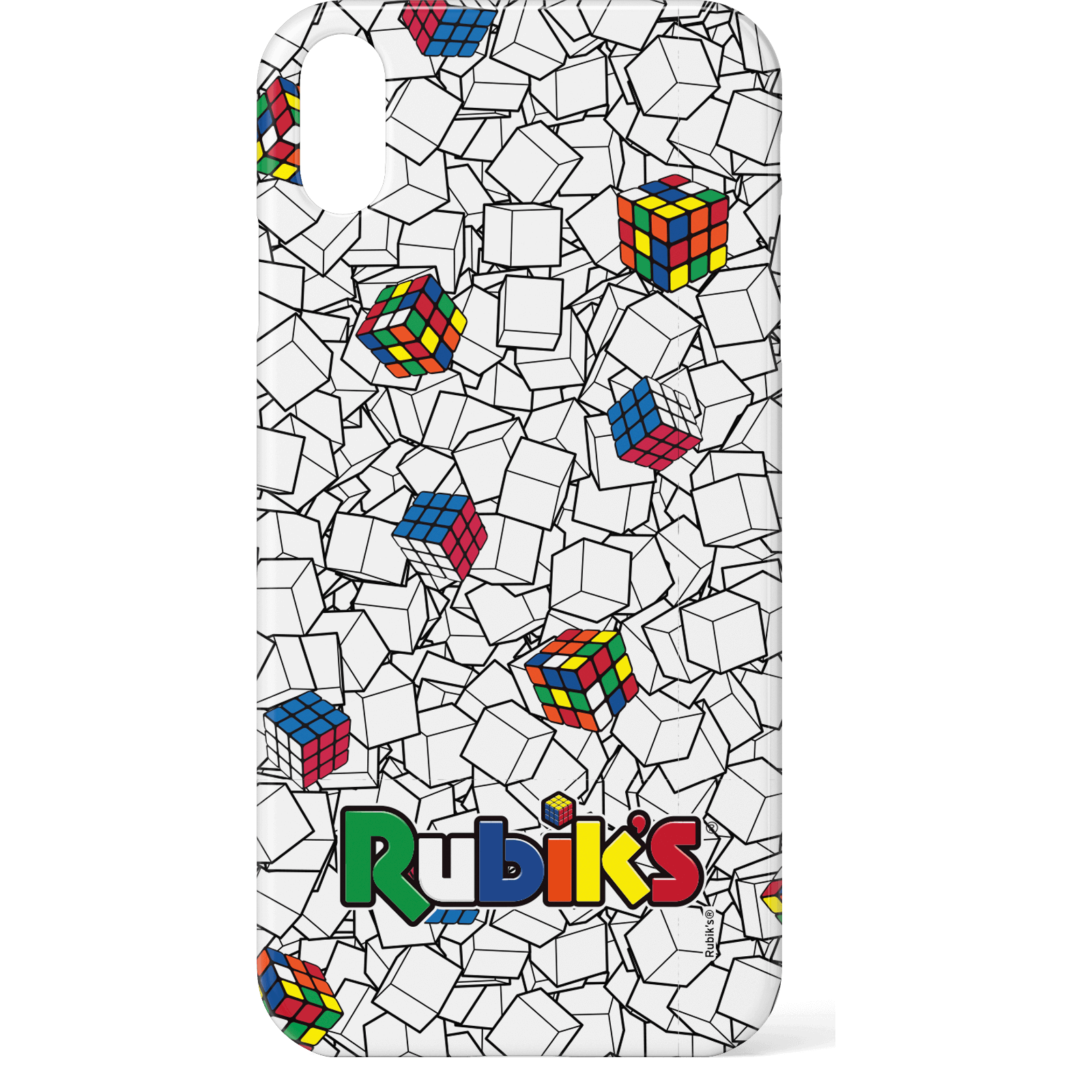 Rubik's Black & White Line Pattern Phone Case Phone Case for iPhone and Android - iPhone 5/5s - Snap Case - Matte