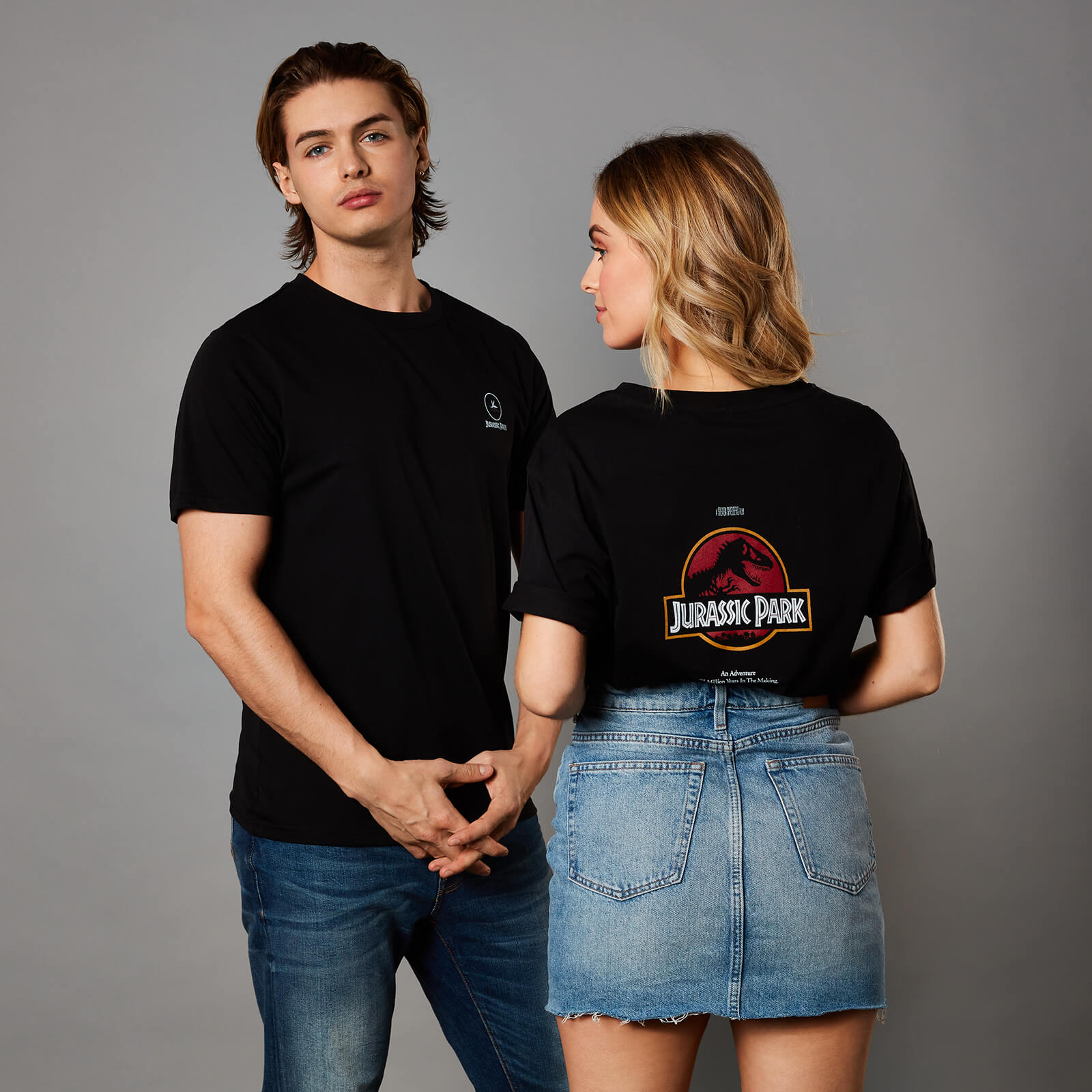 T-shirt Jurassic Park - Unisex - Noir - L - Noir