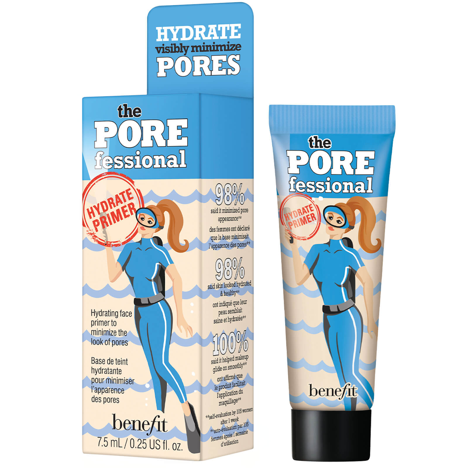 Photos - Foundation & Concealer Benefit The Porefessional Hydrate Face Primer Mini 7.5ml 