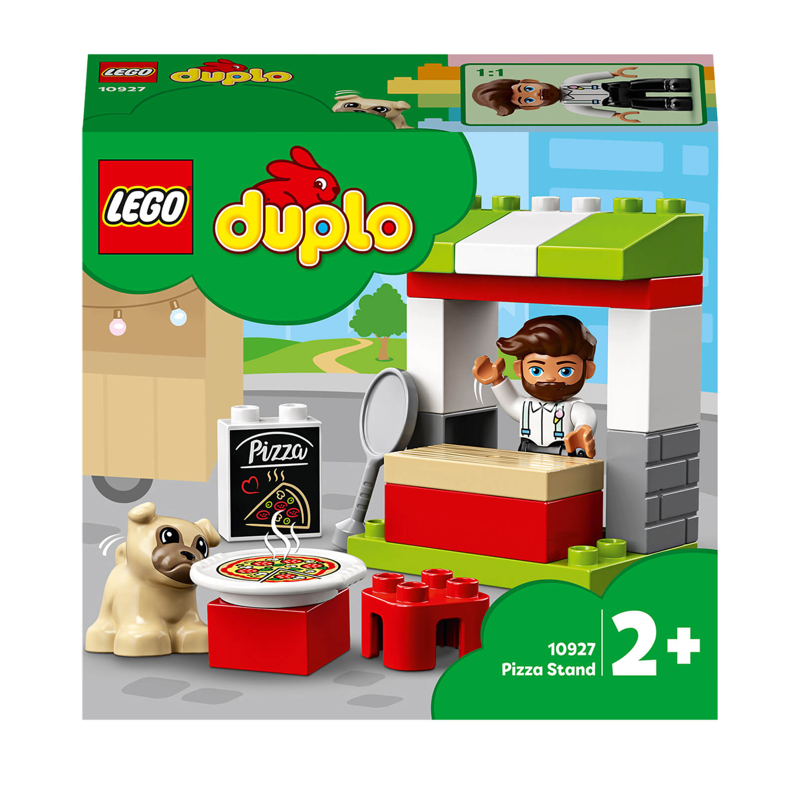 LEGO DUPLO Town: Juego de construcción de un puesto de pizza (10927)