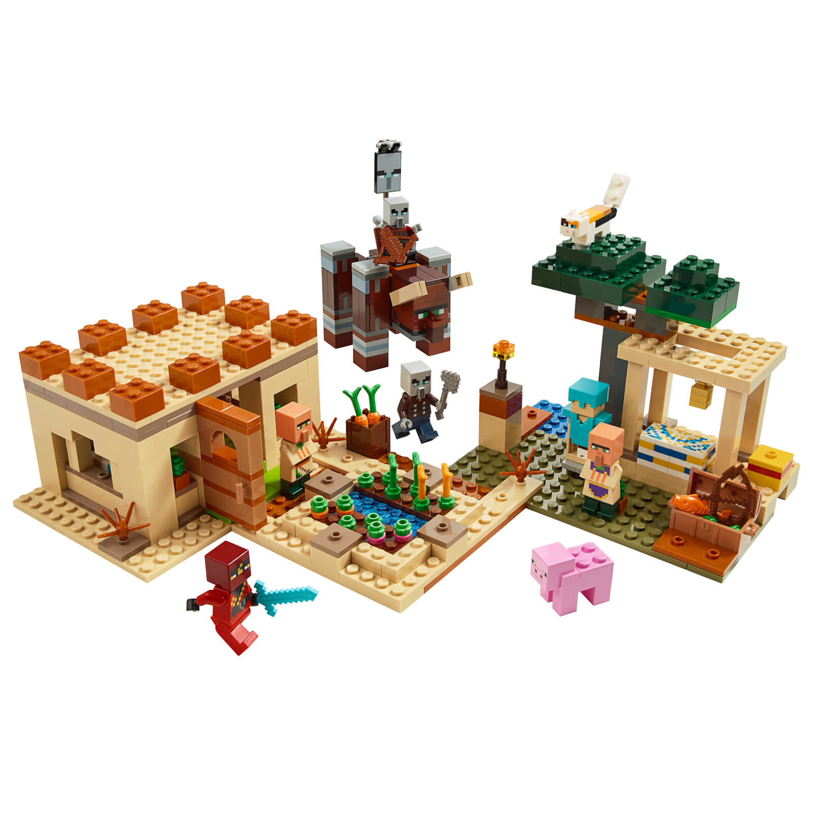 LEGO Minecraft: The Villager Raid Building Set (21160)