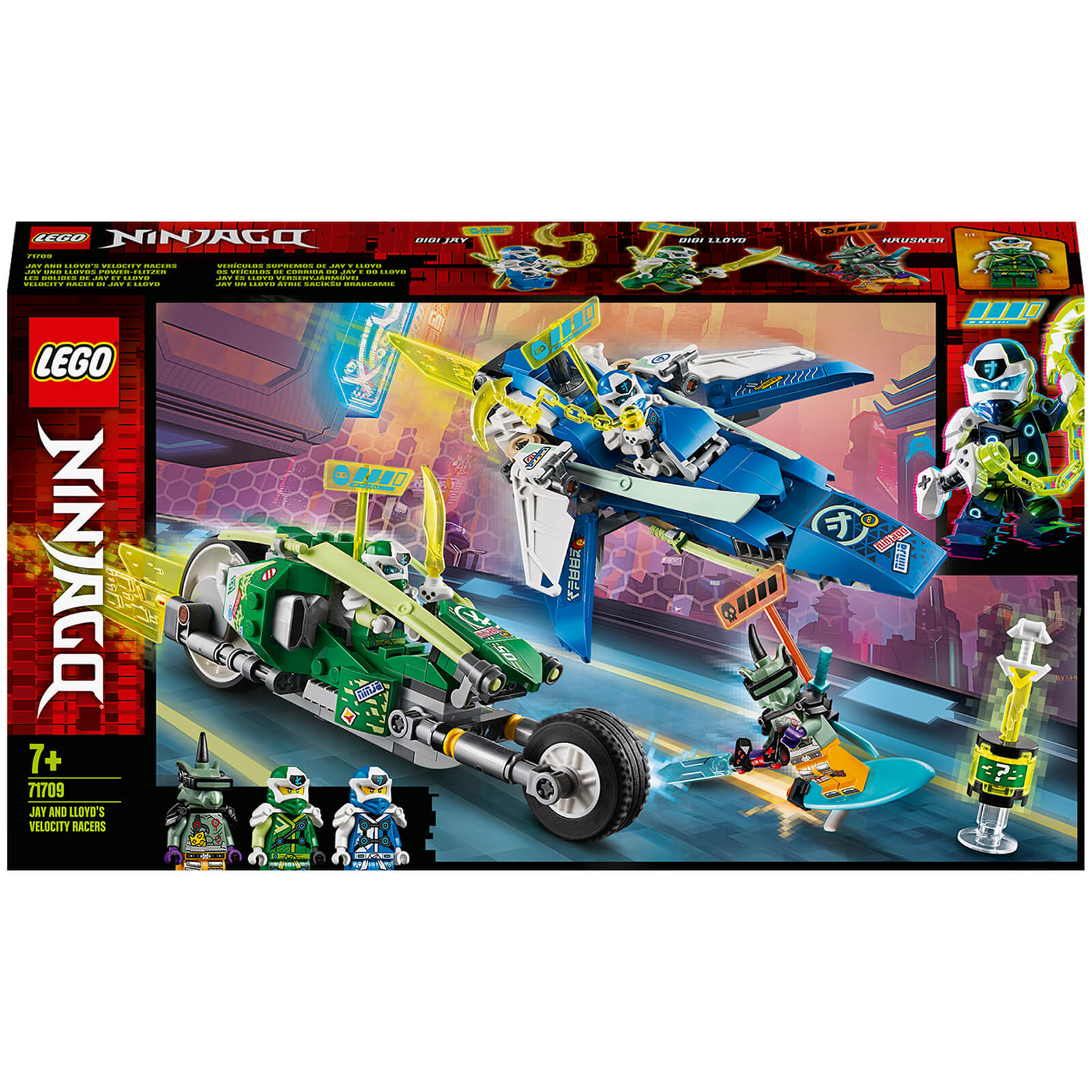 LEGO NINJAGO: Jay and Lloyd's Velocity Racers Set (71709)