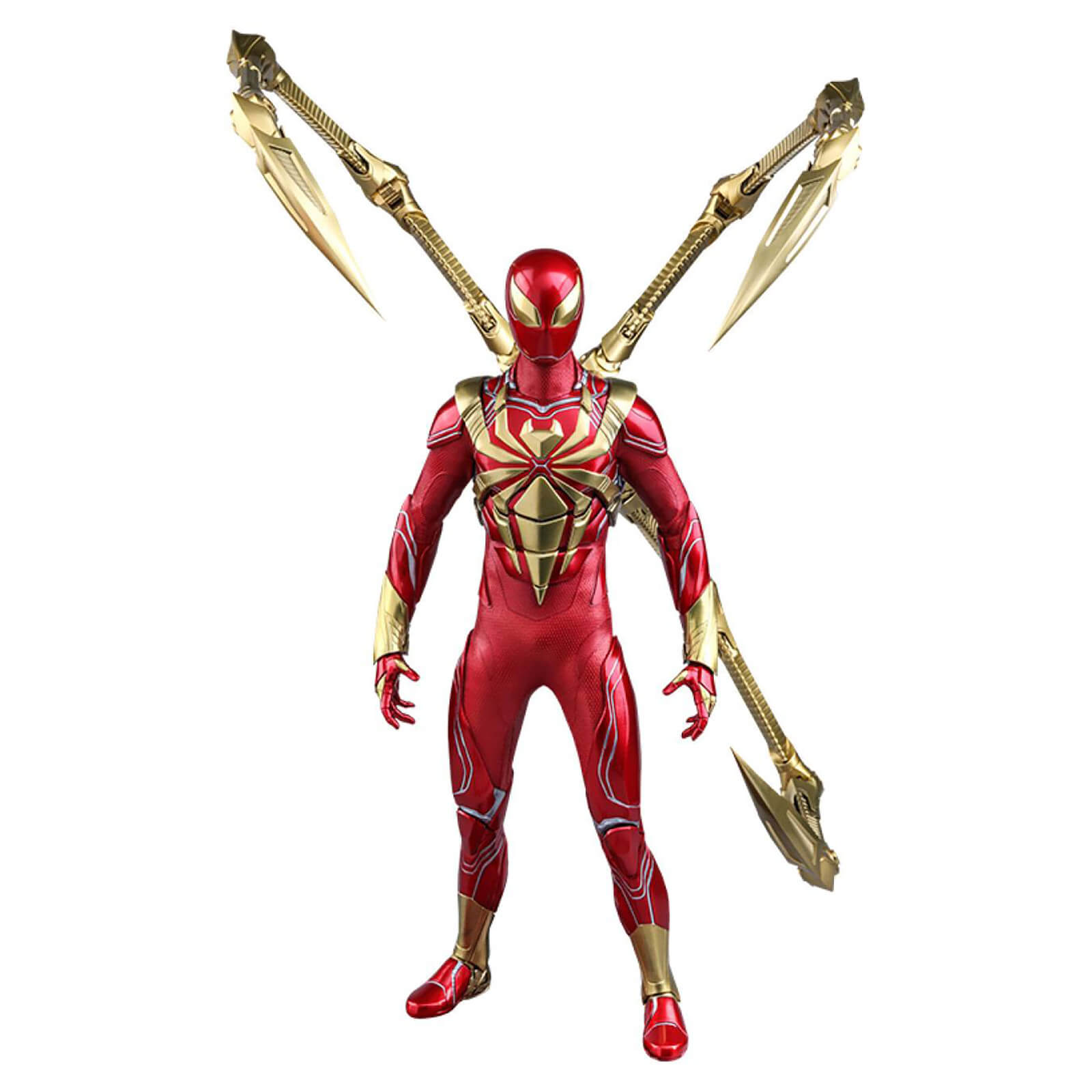 Hot Toys Marvel's Spider-Man Video Game Masterpiece Action Figure 1/6 Spider-Man (Iron Spider Armor) 30 cm