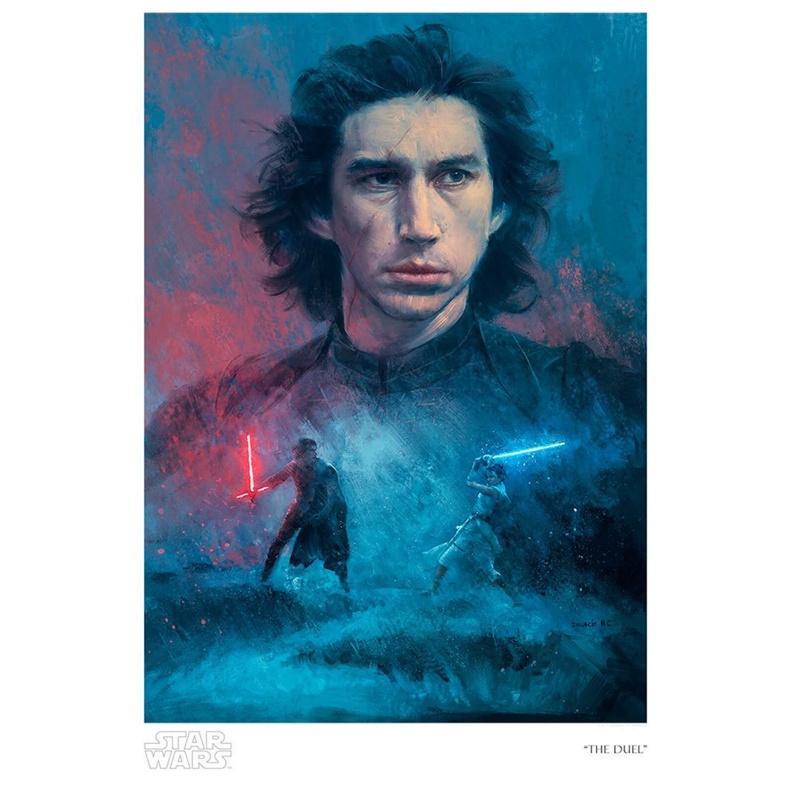 Star Wars: The Rise of Skywalker - The Duel Giclee Print by Ignacio RC