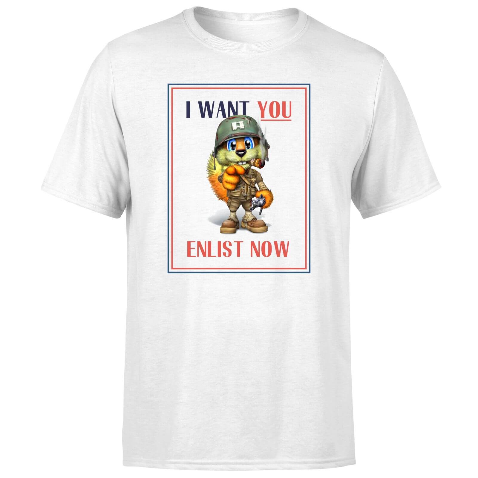 

Conker I Want You T-Shirt - White - XS