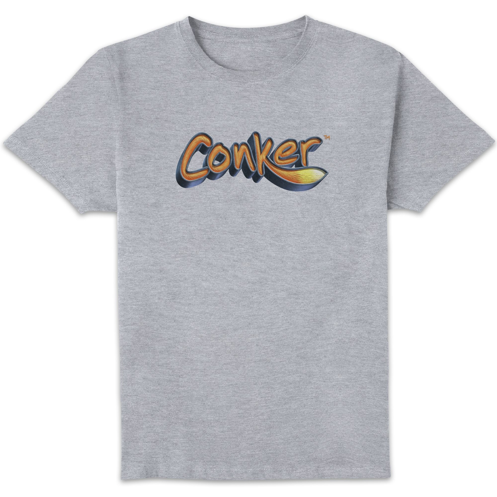 Conker Logo Unisex T-Shirt - Grey - M