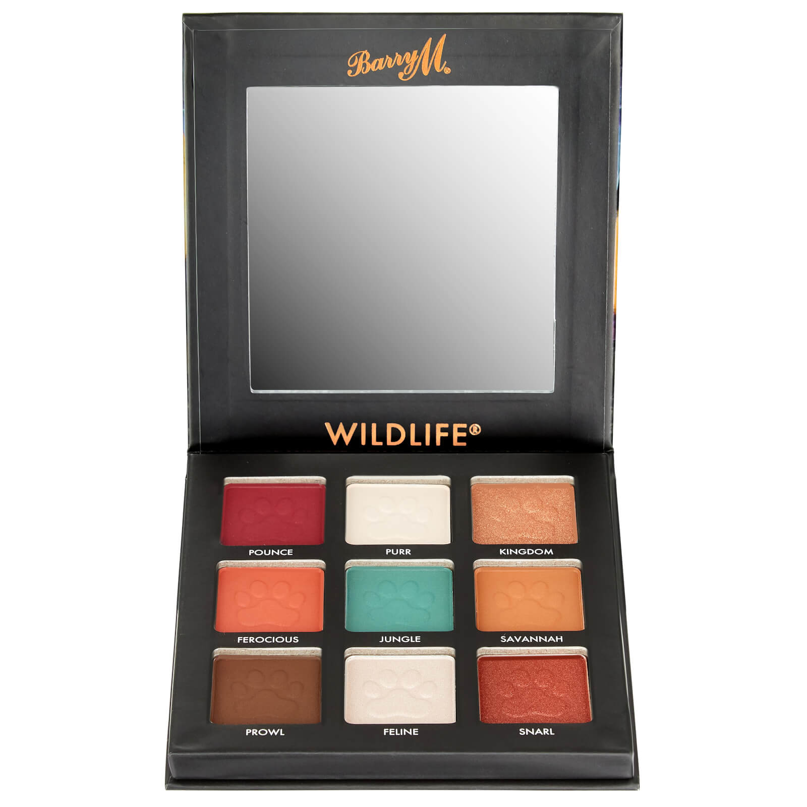 

Barry M Cosmetics Wildlife Eyeshadow Palette - Tiger 12.6g