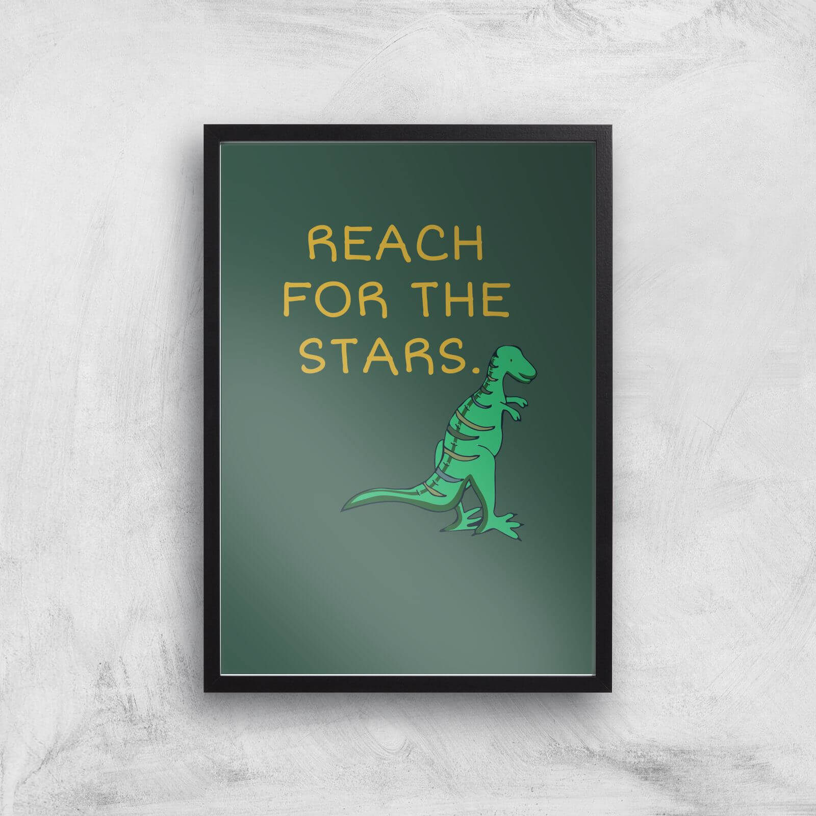 Reach For The Stars Art Print - A2 - Black Frame