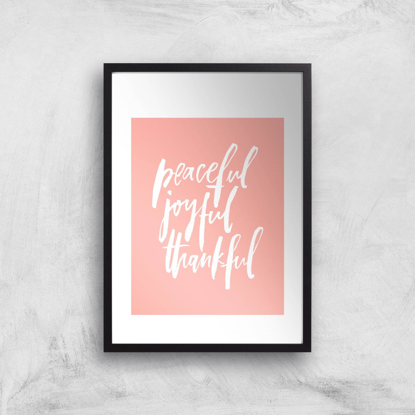 PlanetA444 Art Print - A2 - Black Frame