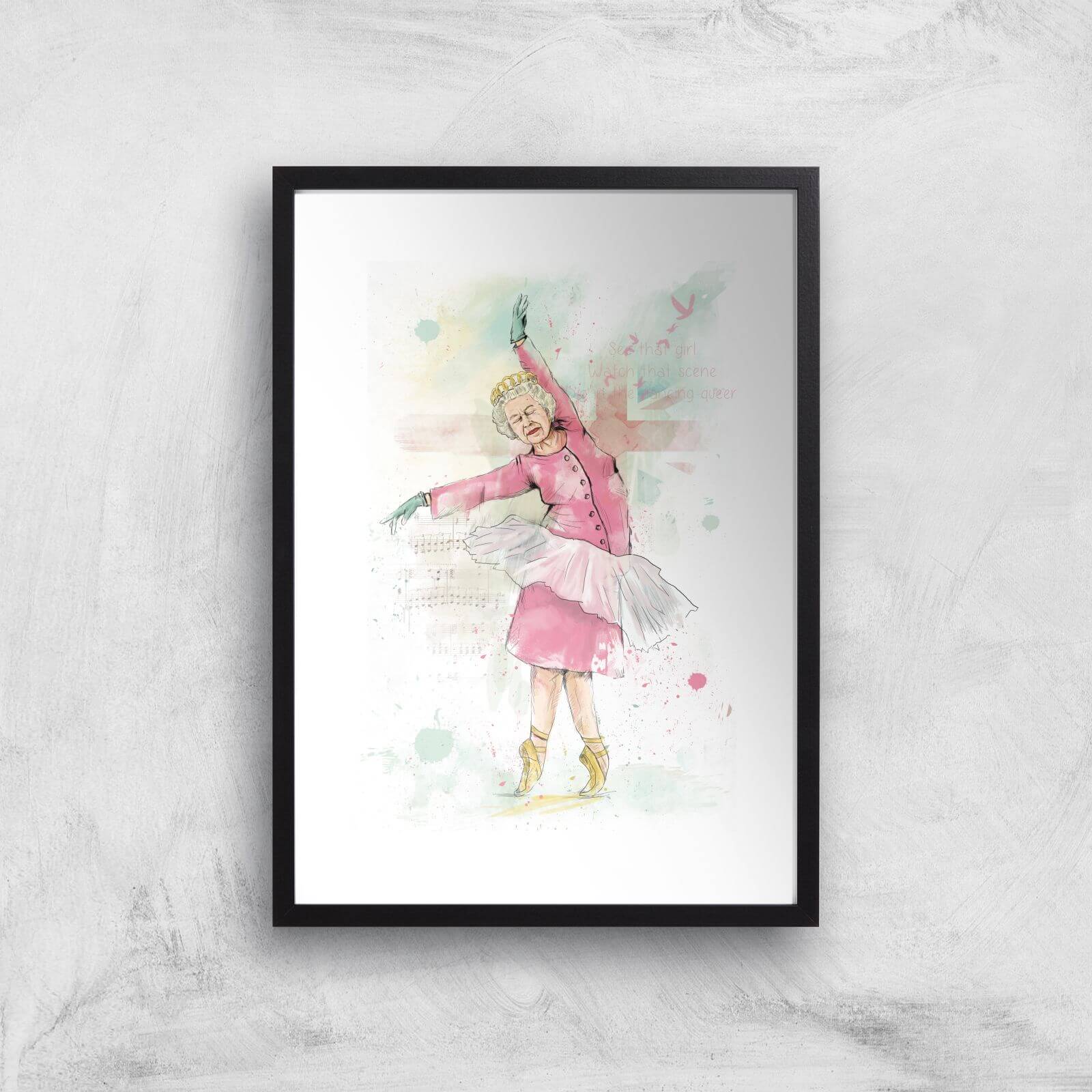 Balazs Solti Dancing Queen Art Print - A2 - Black Frame