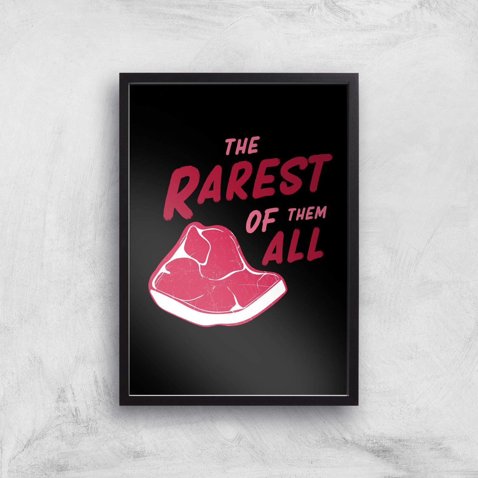 The Rarest Of Them All Art Print - A2 - Black Frame