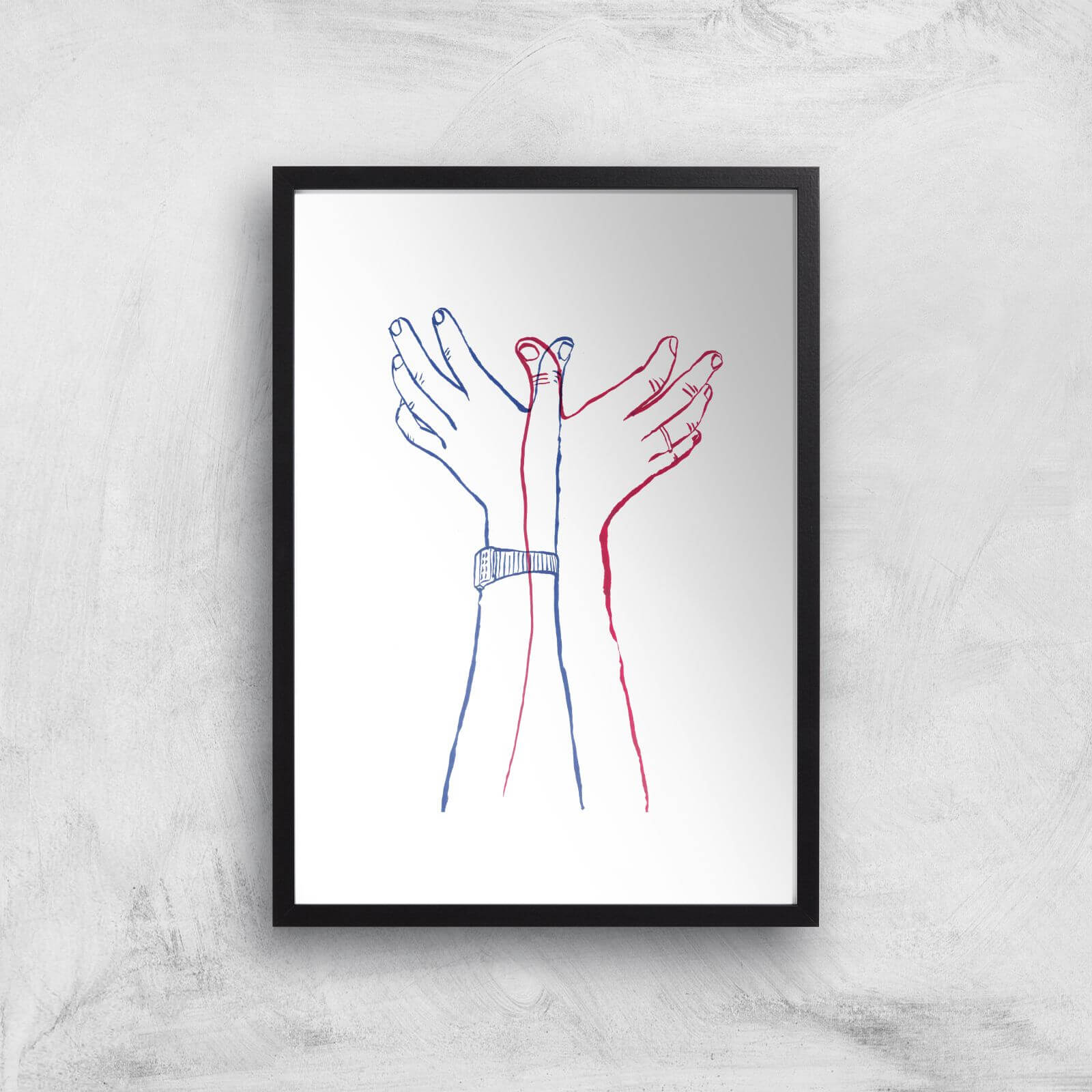 It's A Bat Art Print - A2 - Black Frame