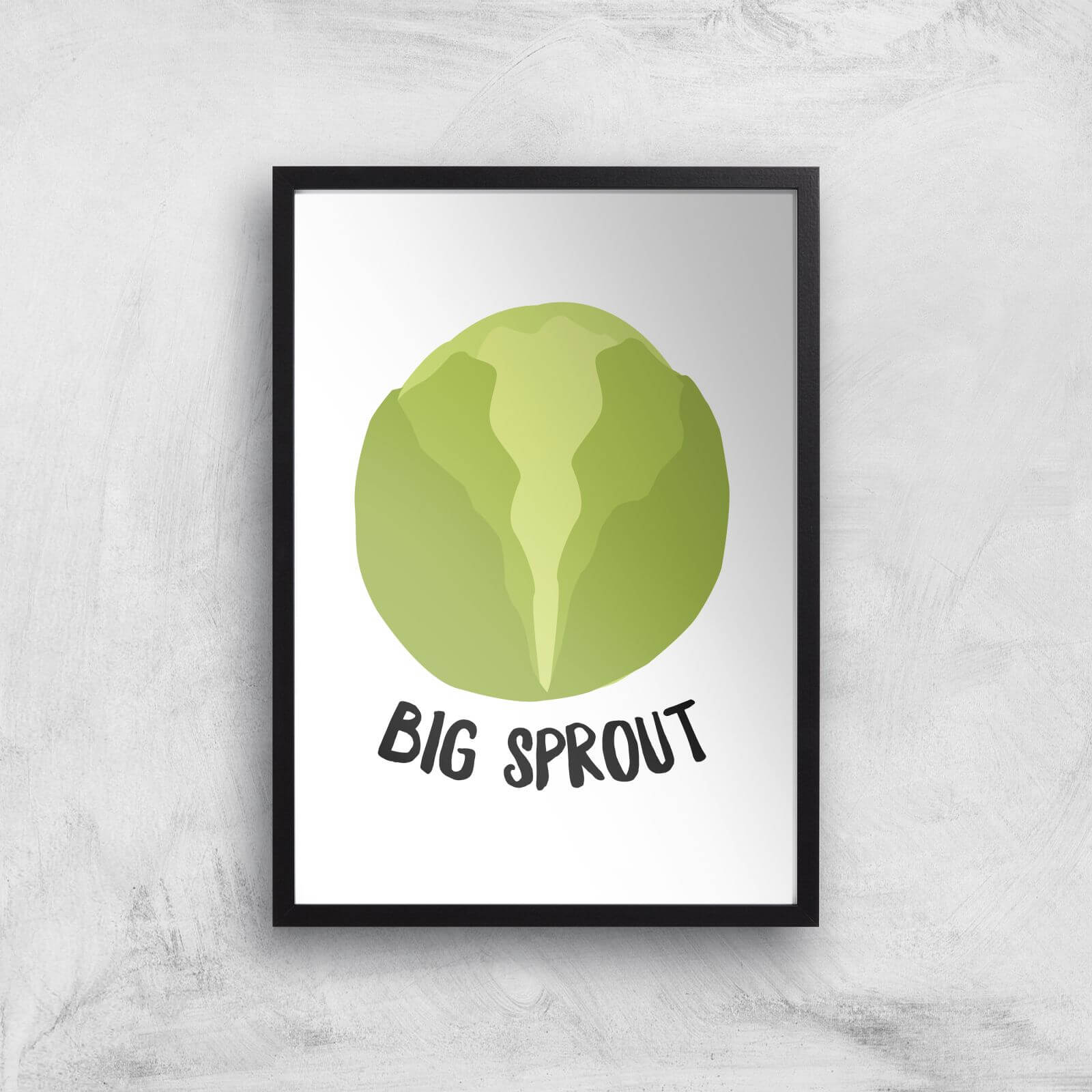 Big Sprout Art Print - A2 - Black Frame