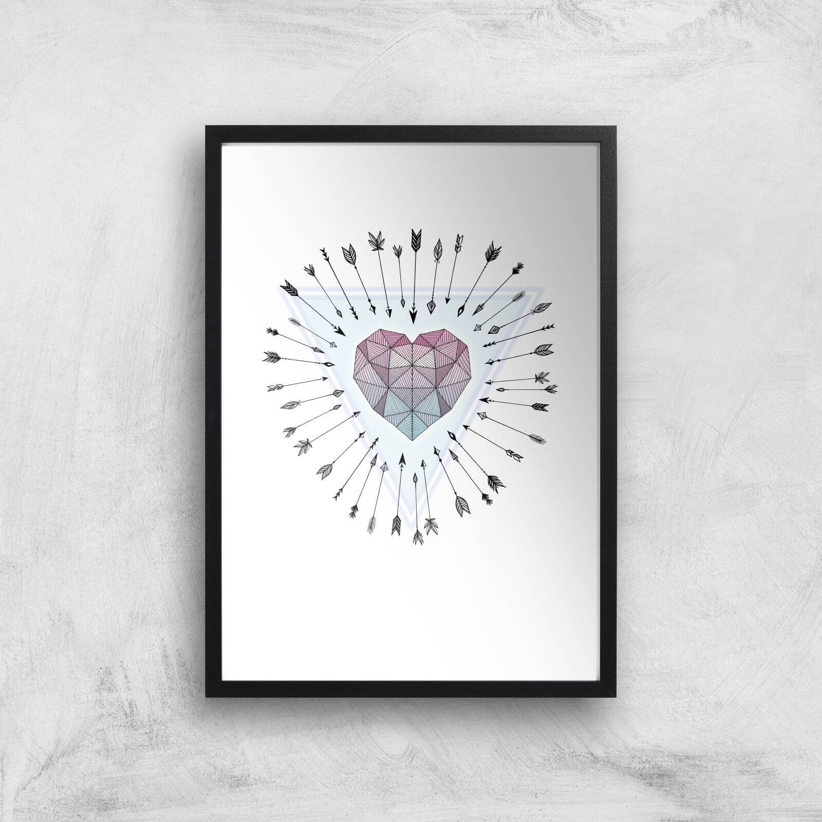 Young & Unafraid Art Print - A2 - Black Frame