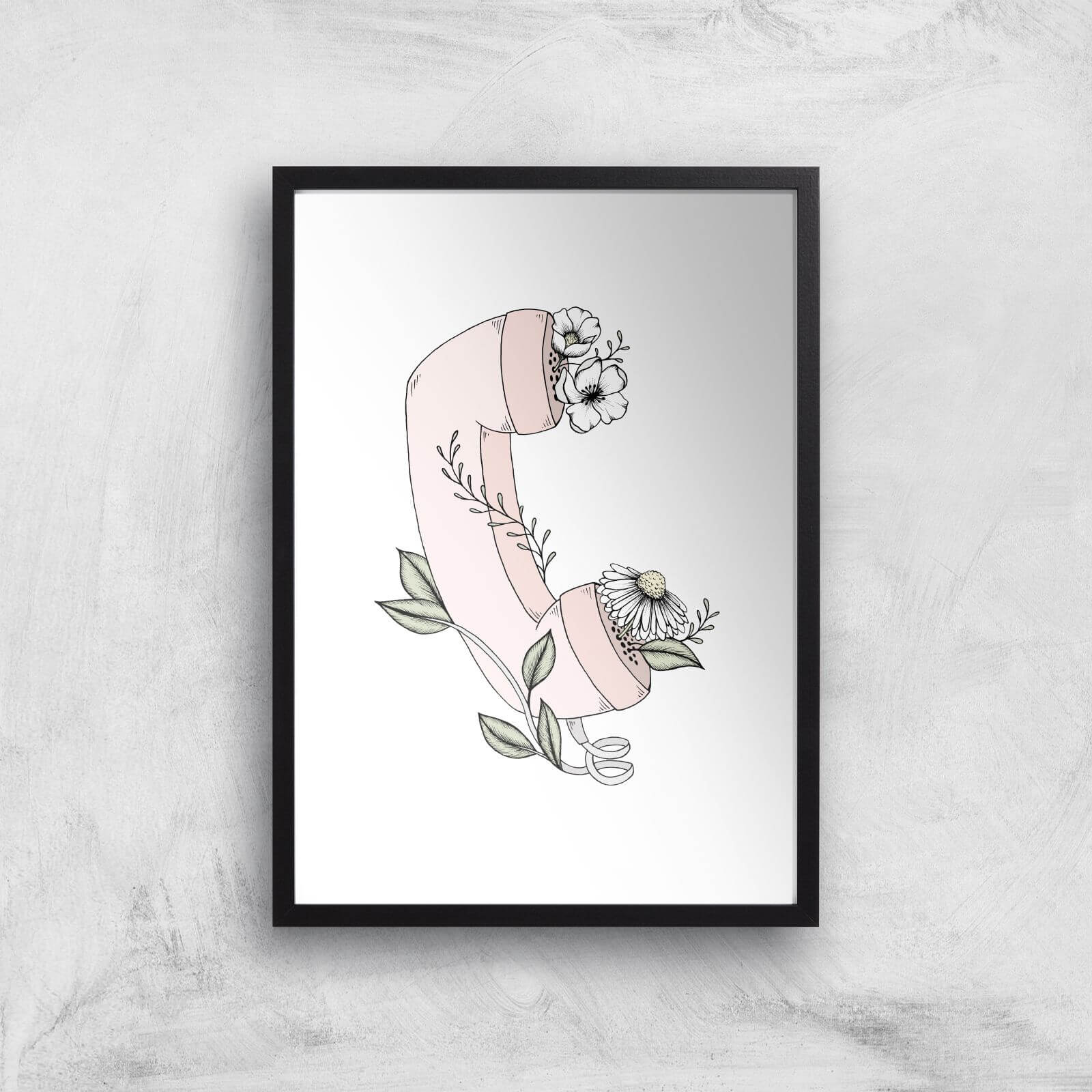 Your Call Art Print - A2 - Black Frame