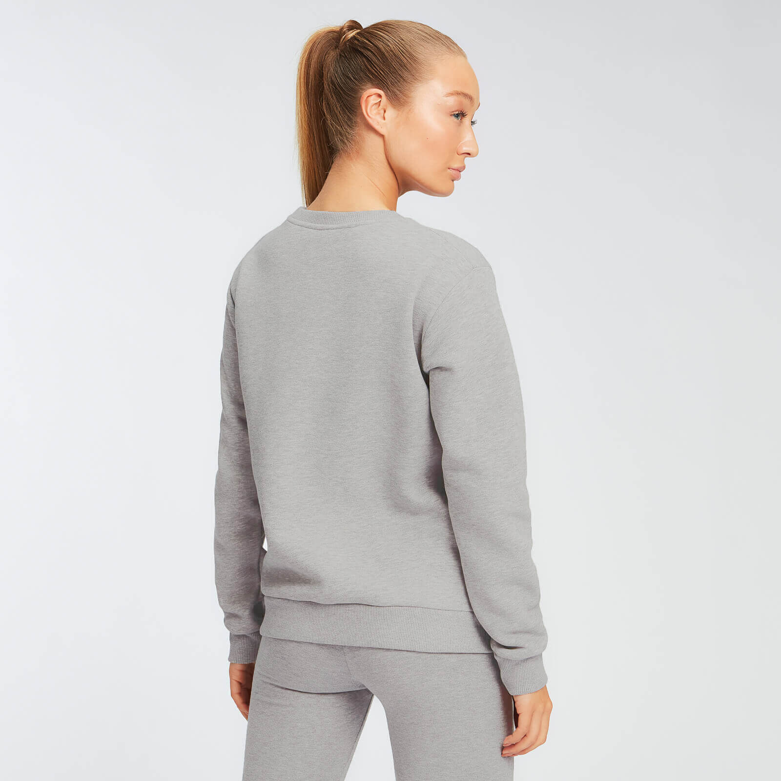 5056307345486 - Damen Essentials Sweatshirt - Grey Marl - S