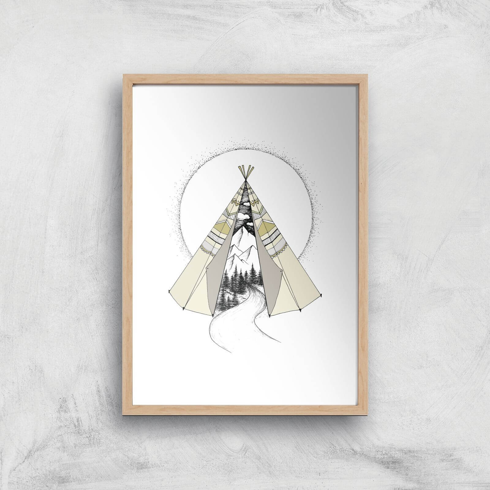 Into The Wild Art Print - A2 - White Frame