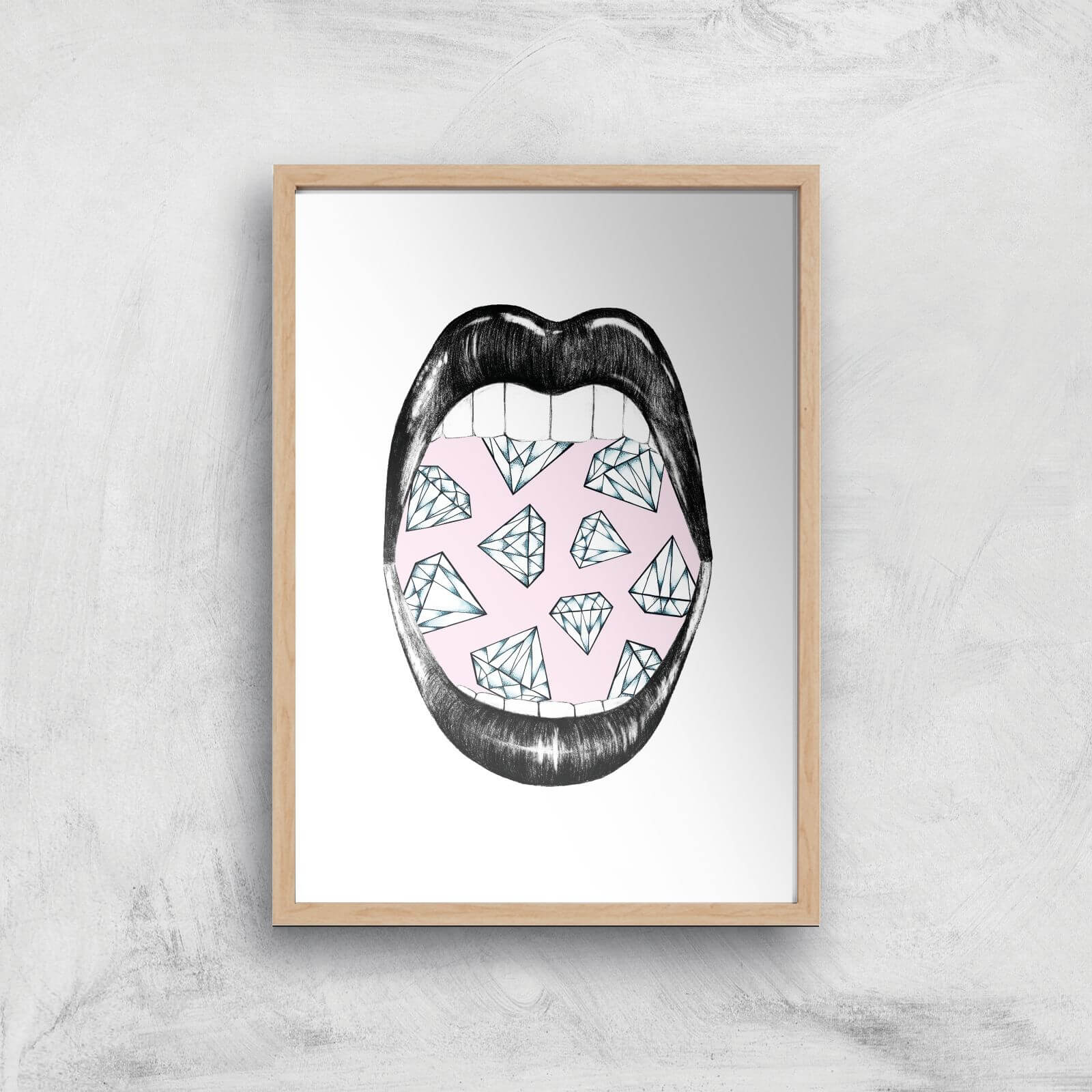 I Want More Art Print - A2 - White Frame