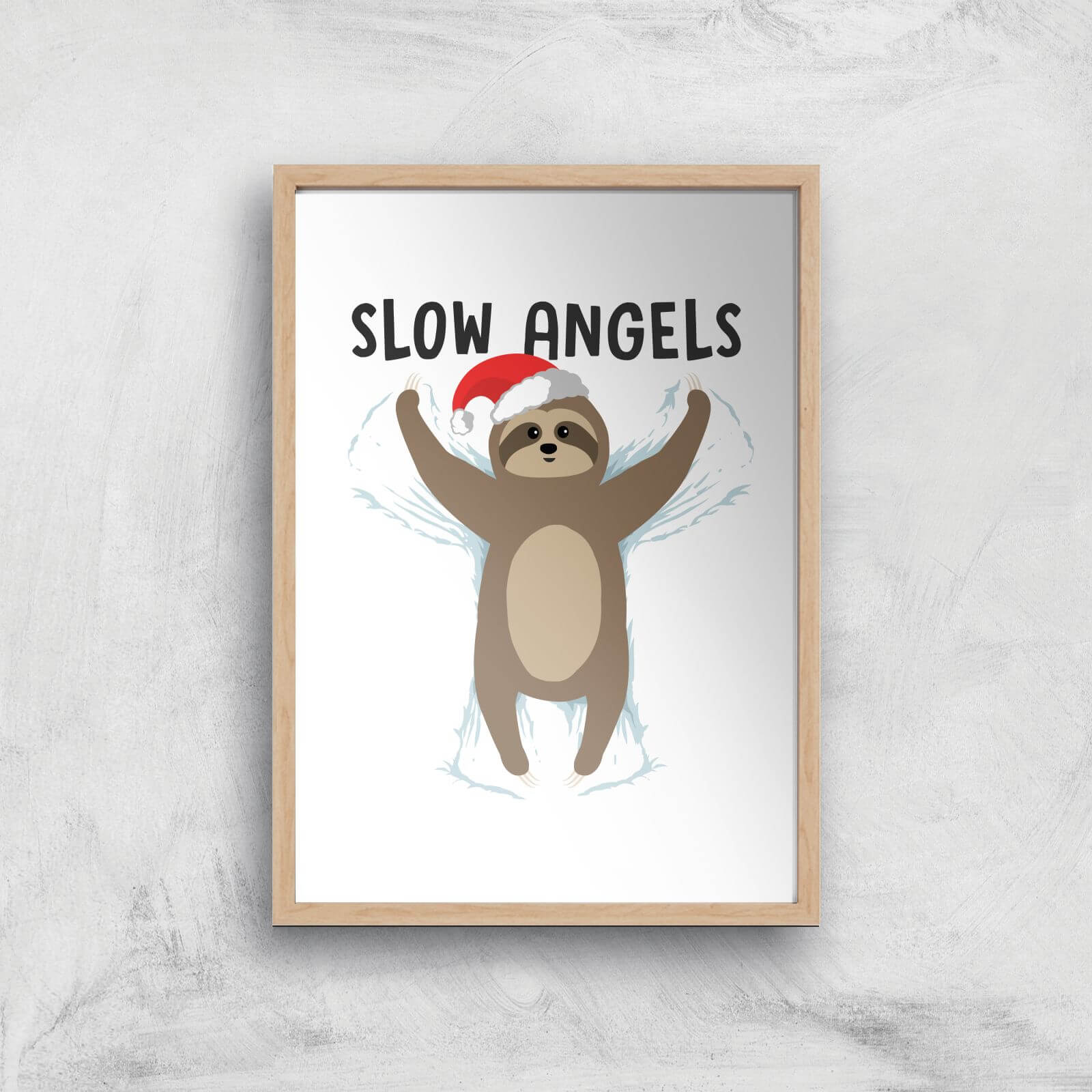 Slow Angels Art Print - A2 - White Frame