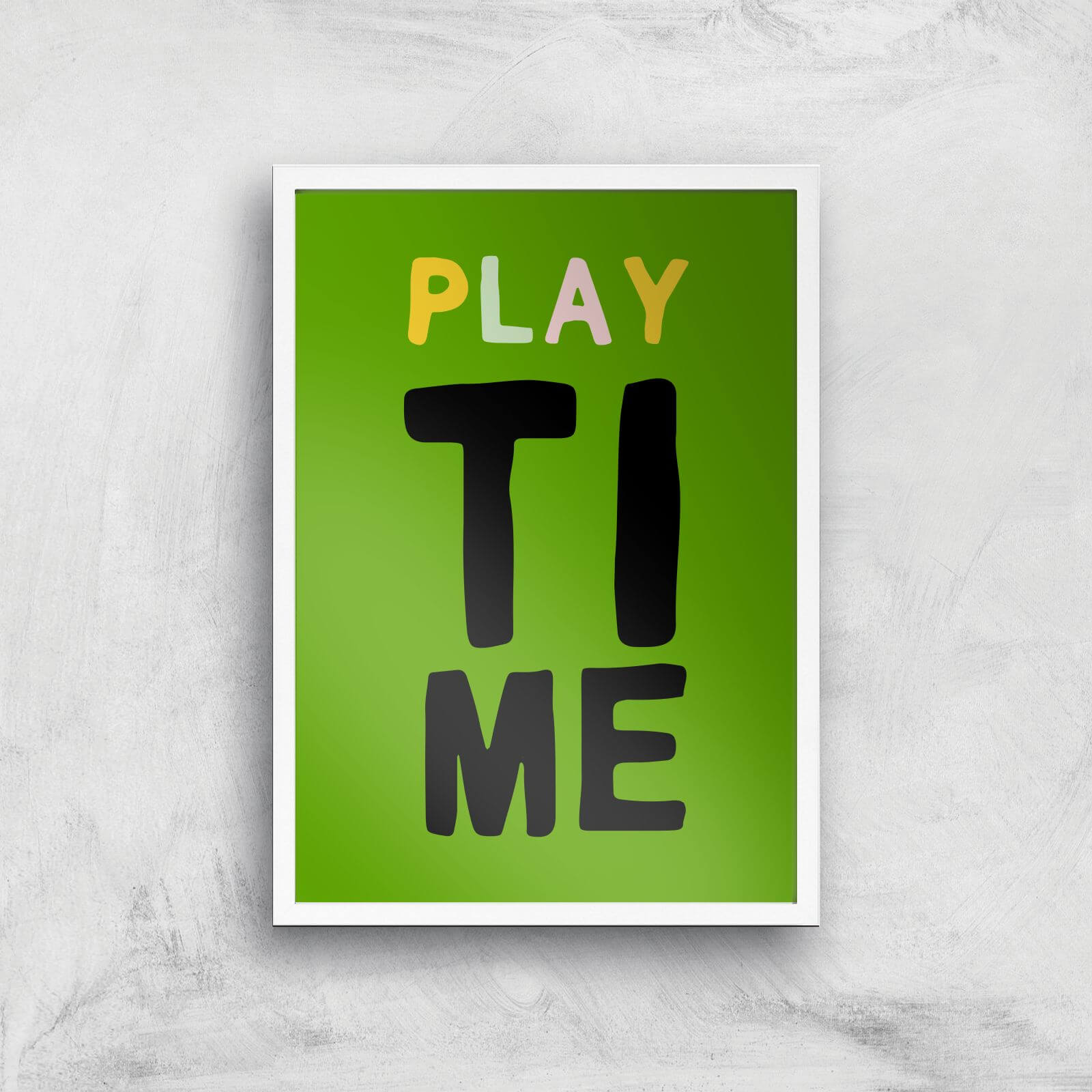Playtime Art Print - A2 - White Frame
