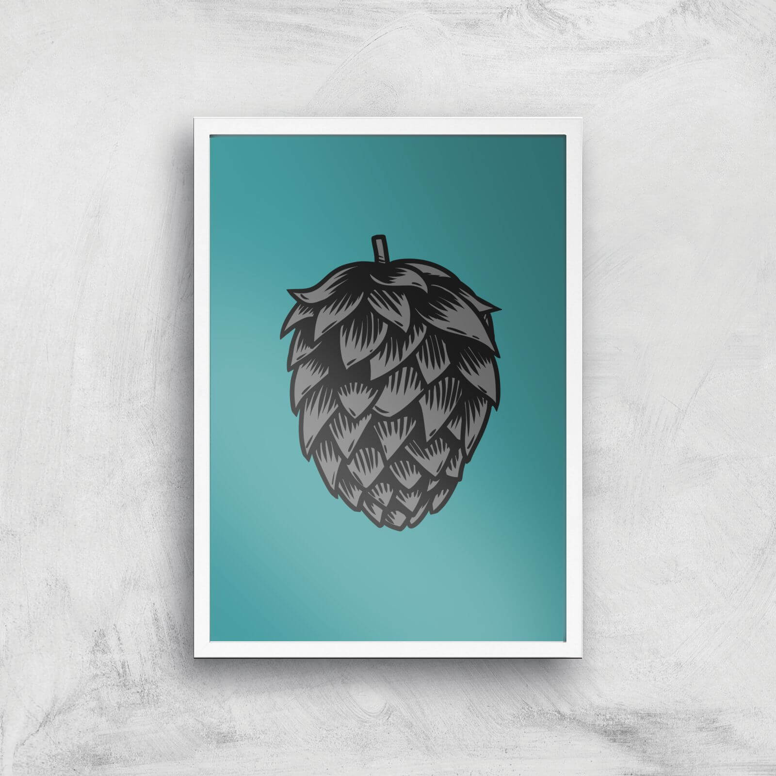 Hop Art Print - A2 - White Frame