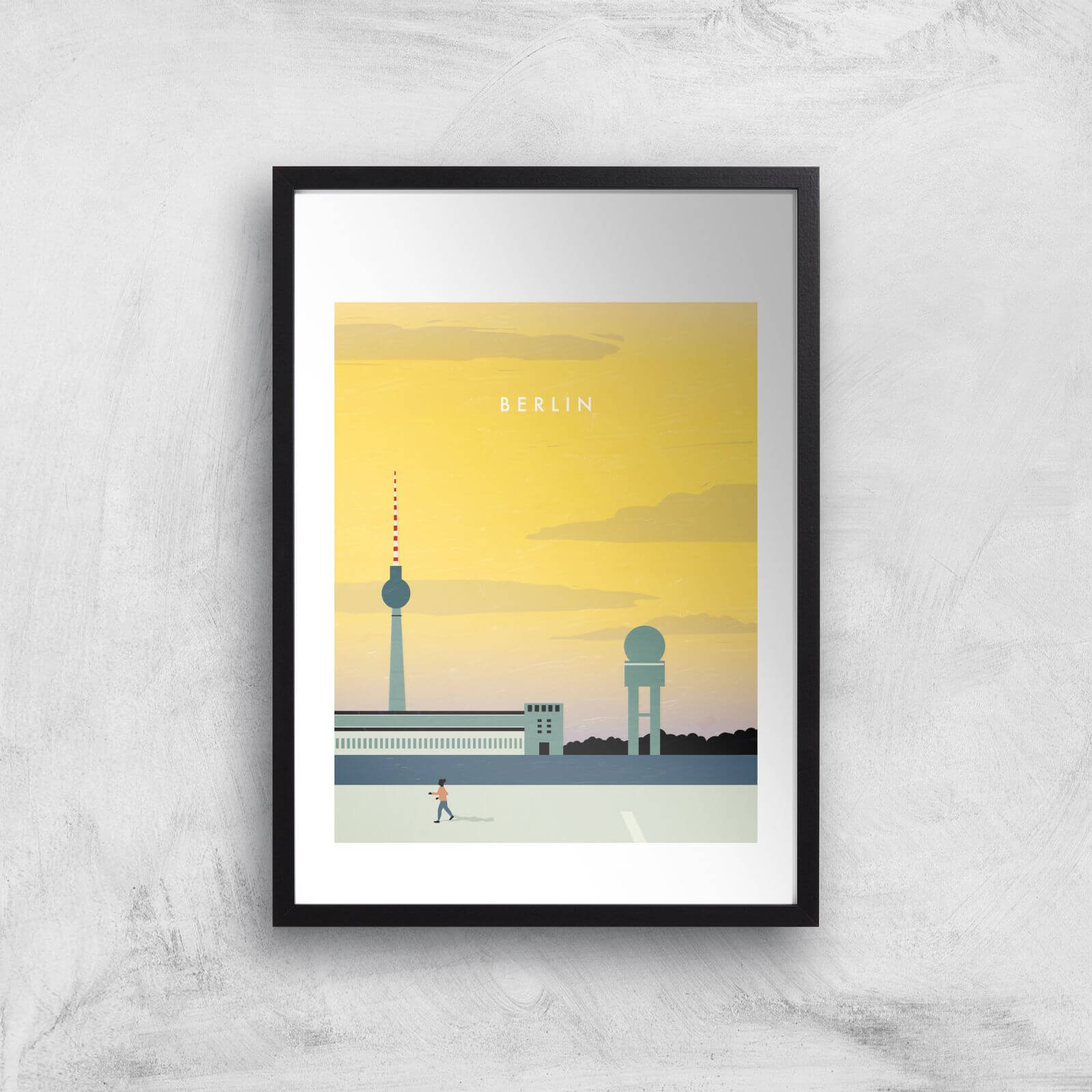 Berlin Art Print - A2 - Black Frame