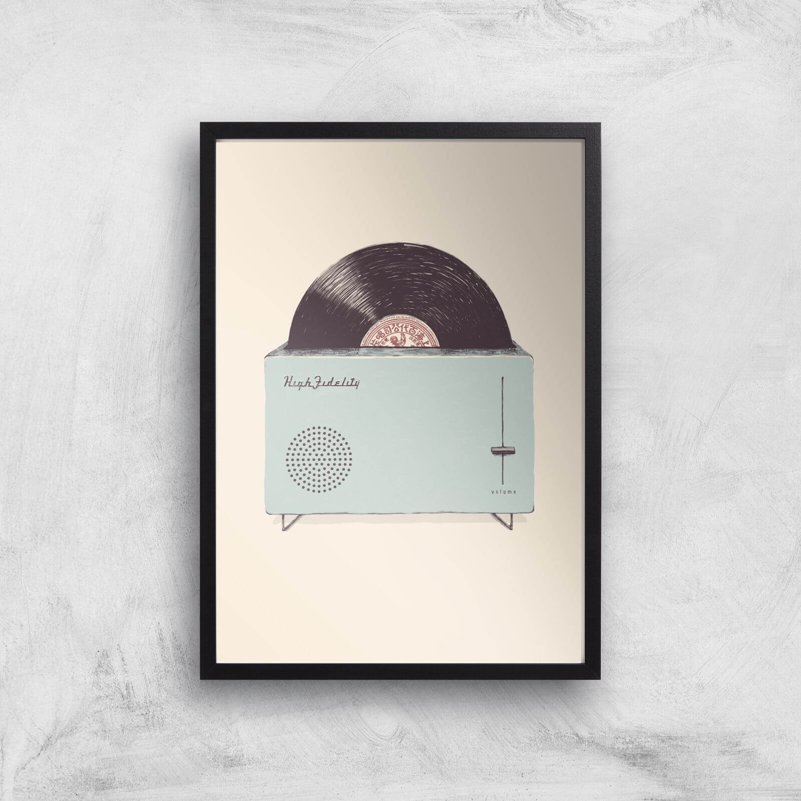 Florent Bodart High Fidelity Art Print - A2 - Black Frame