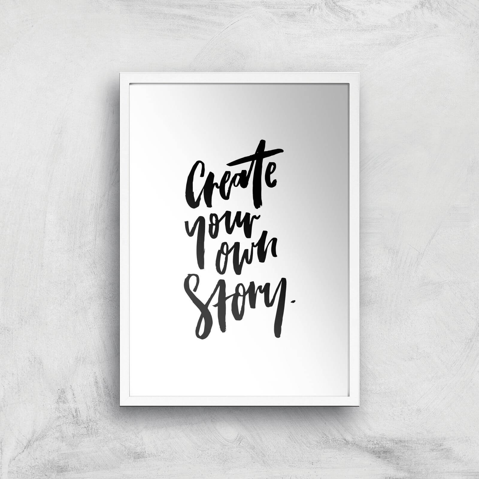 PlanetA444 Create Your Own Story Art Print - A2 - White Frame