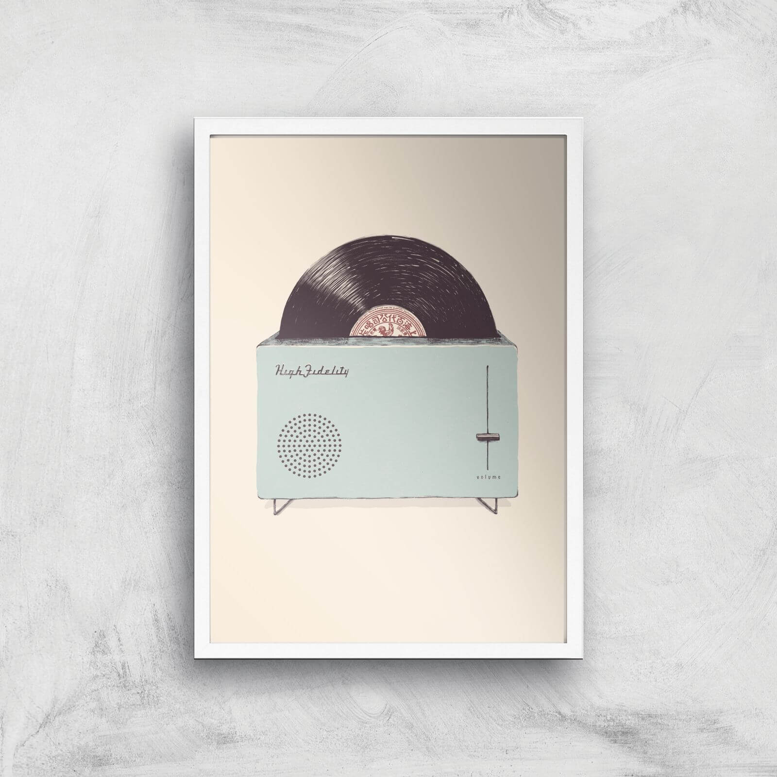 Florent Bodart High Fidelity Art Print - A2 - White Frame